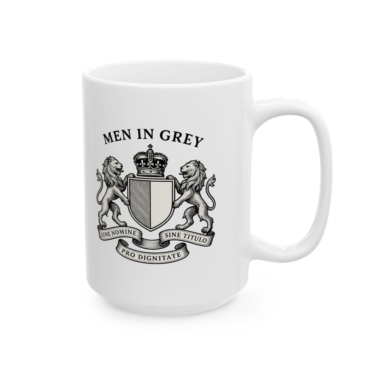 Men In Grey Coffee Mug