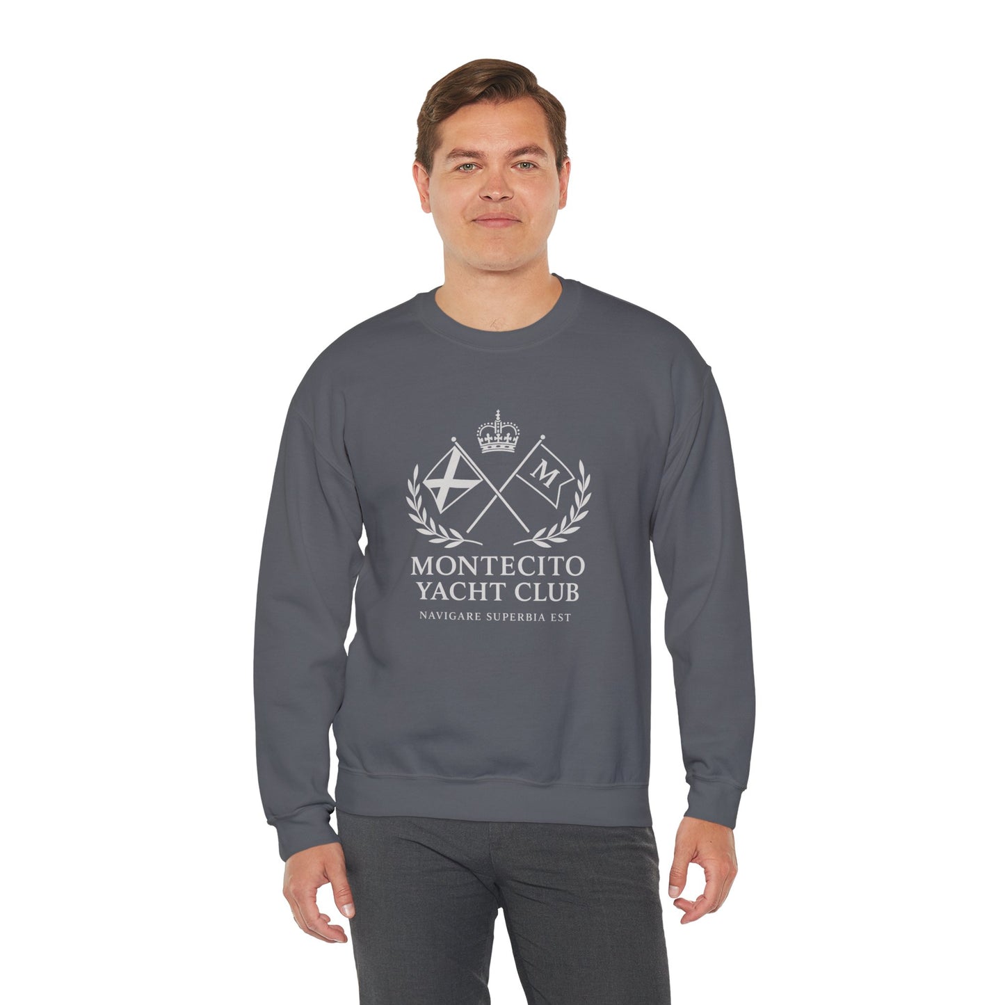 Montecito Yacht Club Sweatshirt | Cozy Unisex Crewneck