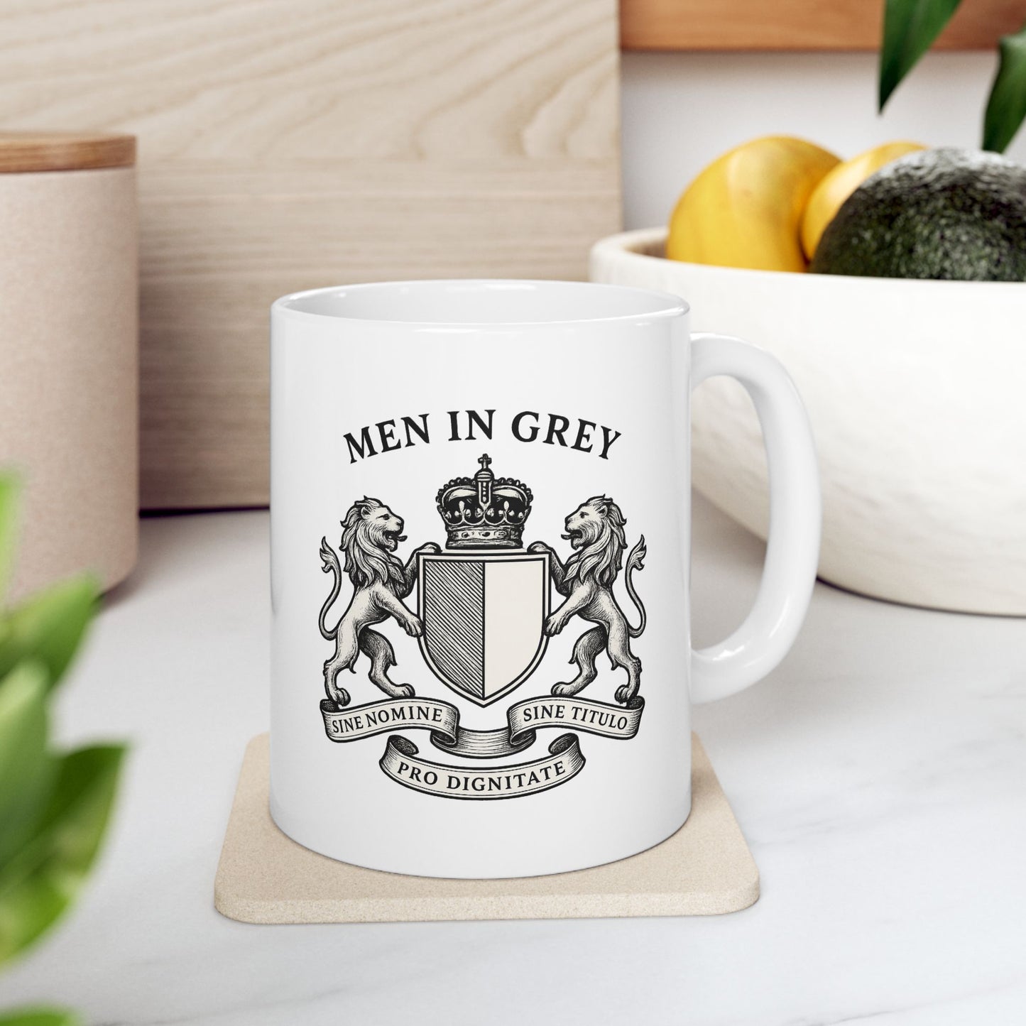 Men In Grey Coffee Mug