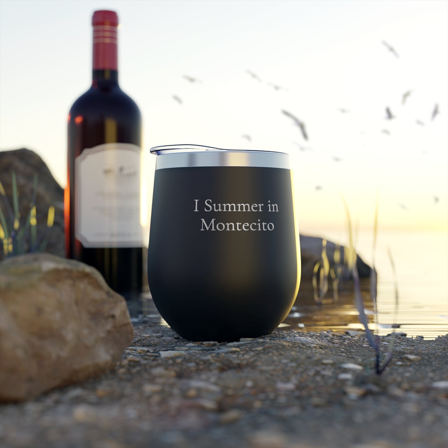"I Summer in Montecito" Tumbler – For the Quietly Wealthy