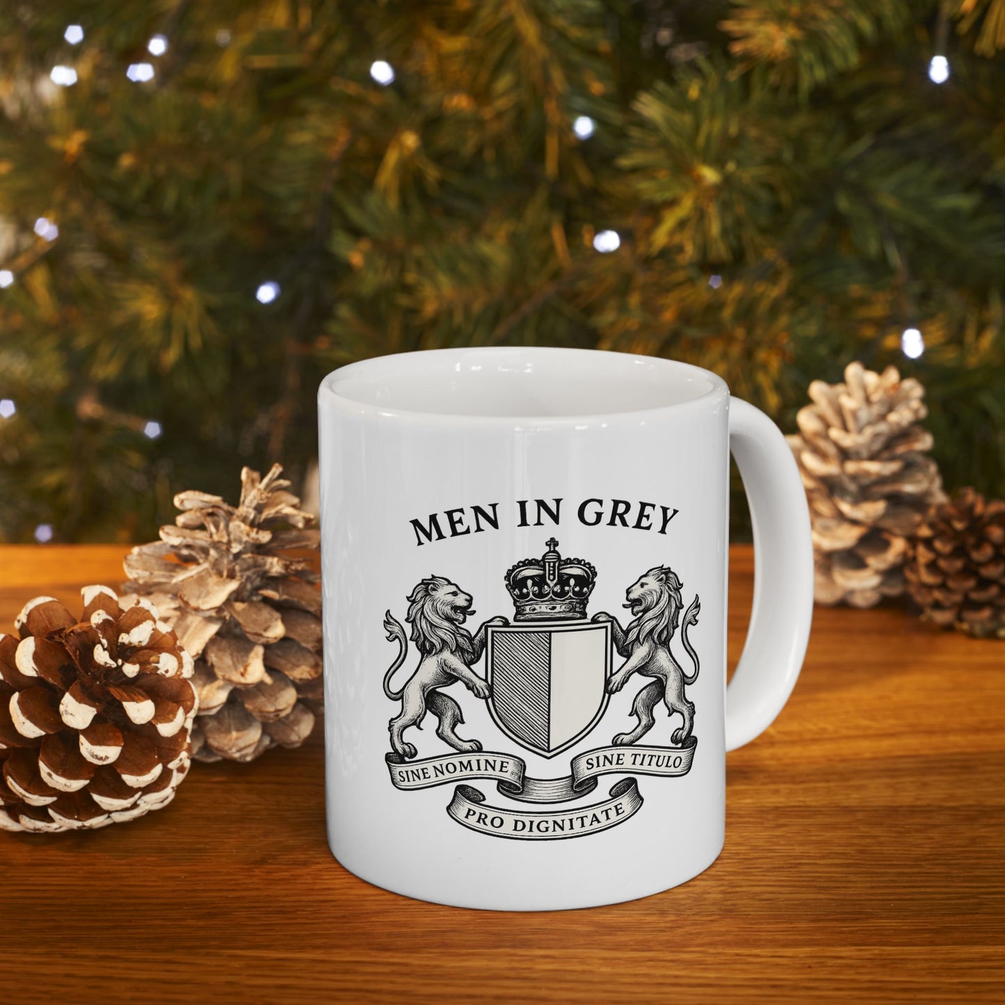 Men In Grey Coffee Mug