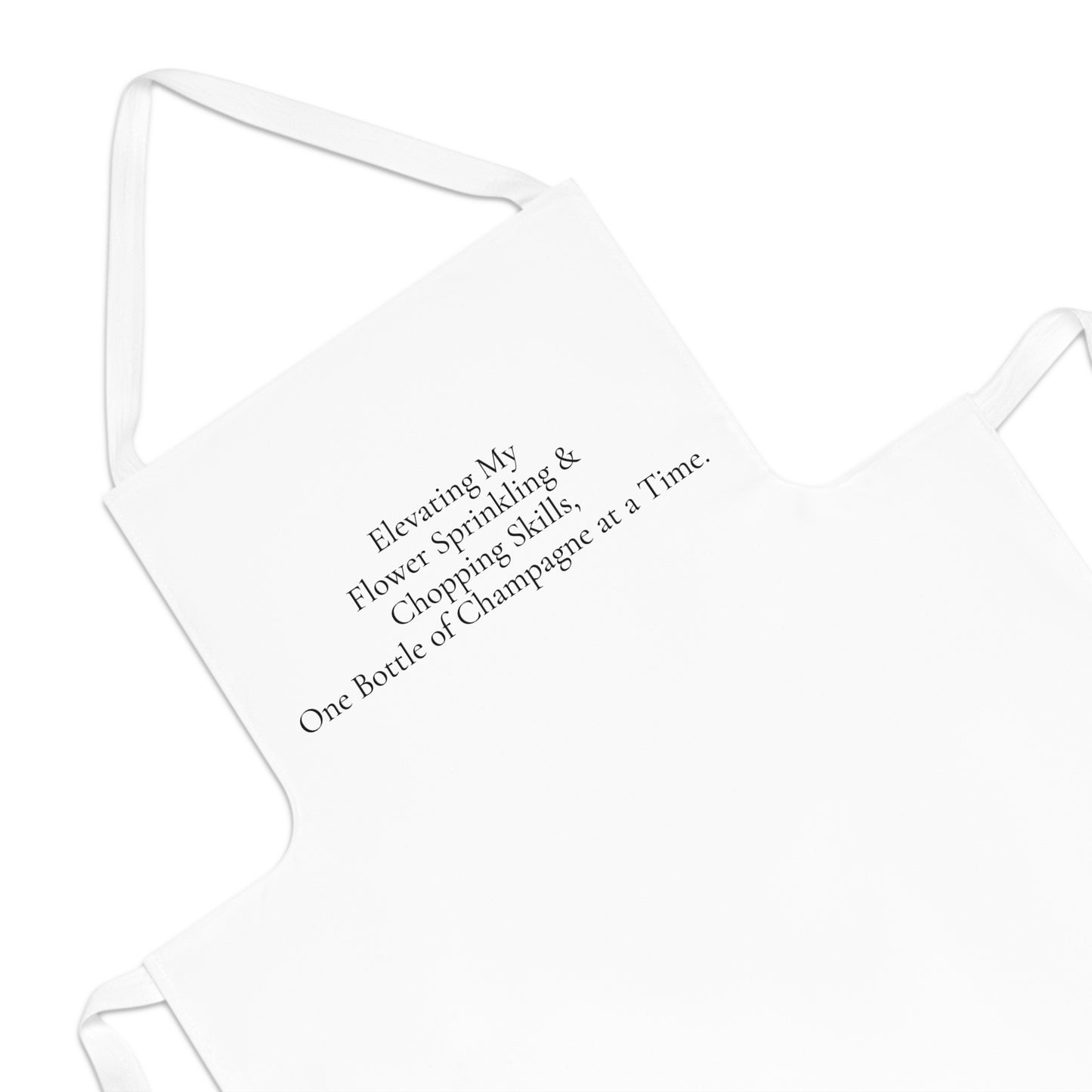 Elevating My Flower Sprinkling and Chopping Skills, One Bottle of Champagne at a Time.