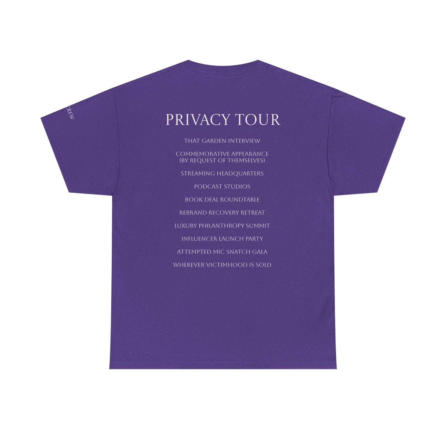 Privacy Tour Tee
