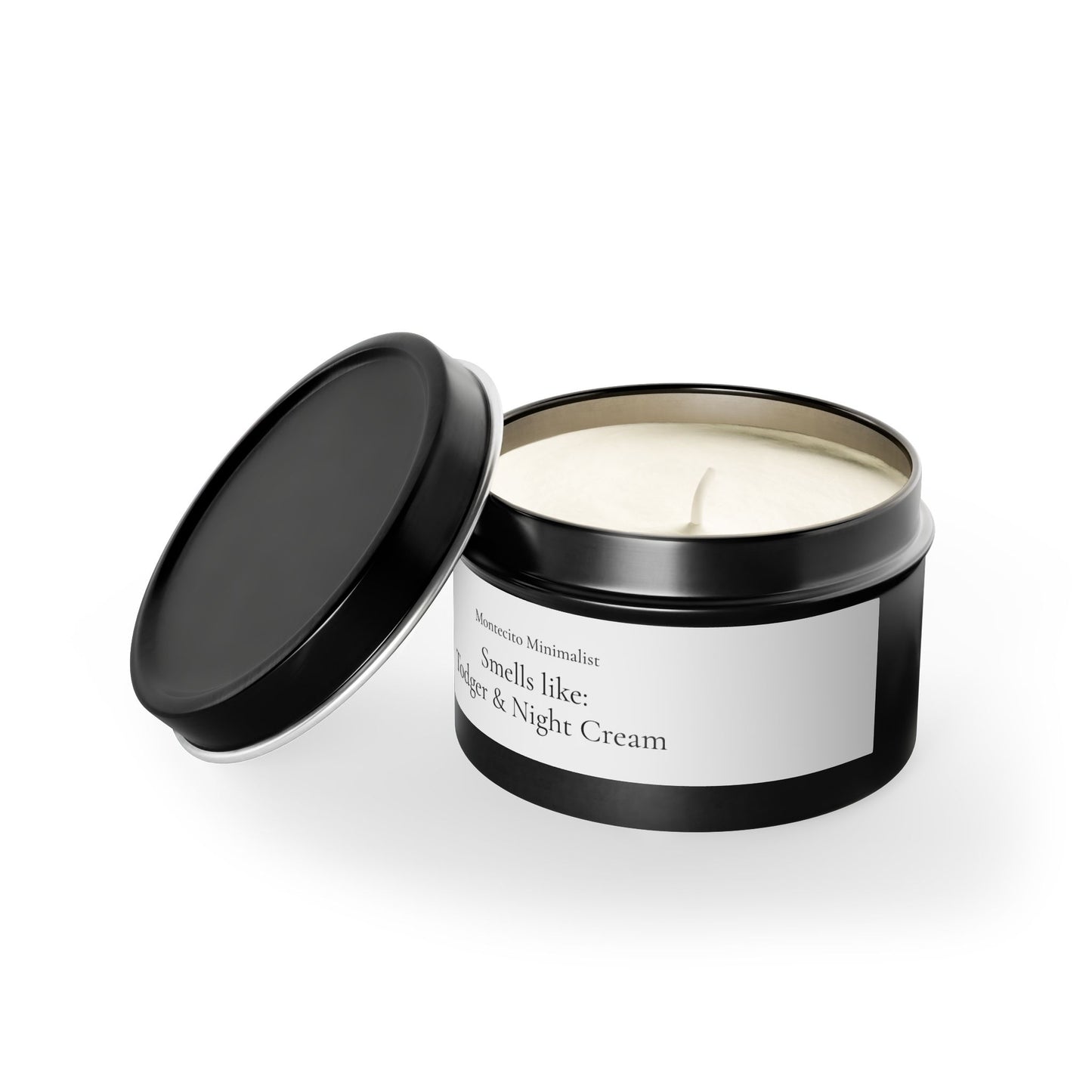 Montecito Minimalist Candle | Smells Like Todger & Night Cream 4oz Tin