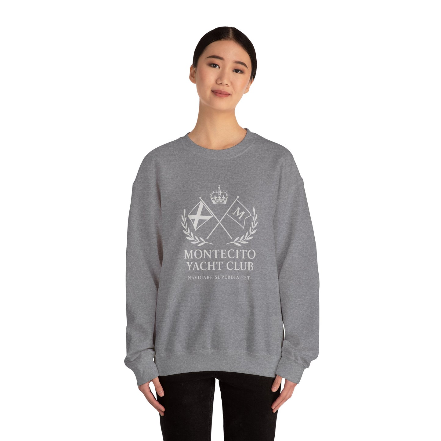 Montecito Yacht Club Sweatshirt | Cozy Unisex Crewneck