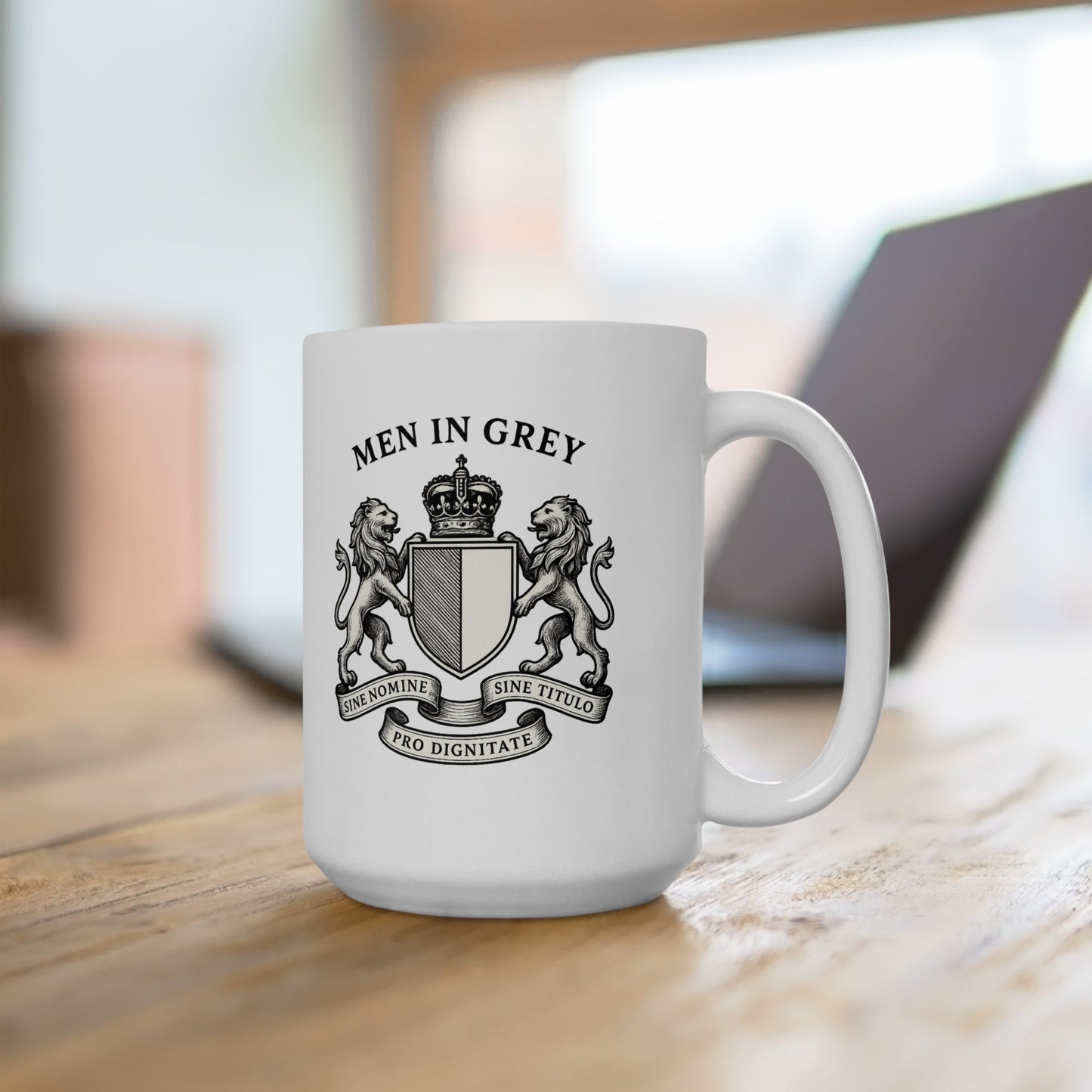 Men In Grey Coffee Mug