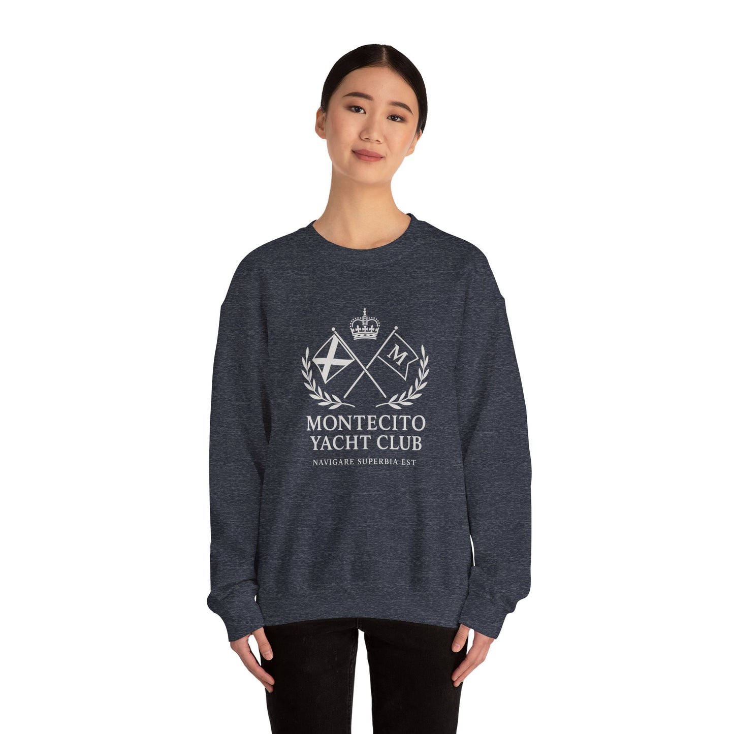 Montecito Yacht Club Sweatshirt | Cozy Unisex Crewneck