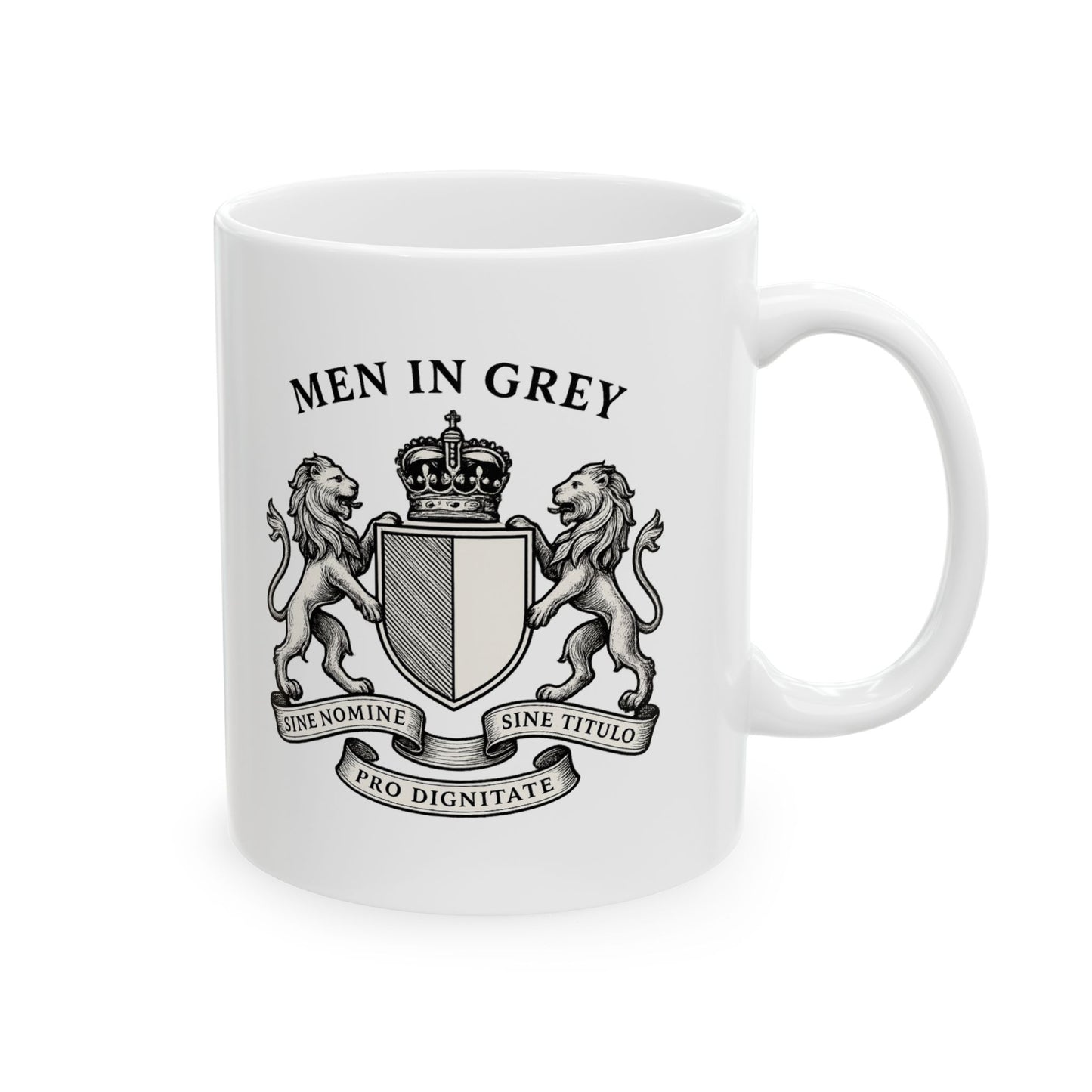 Men In Grey Coffee Mug