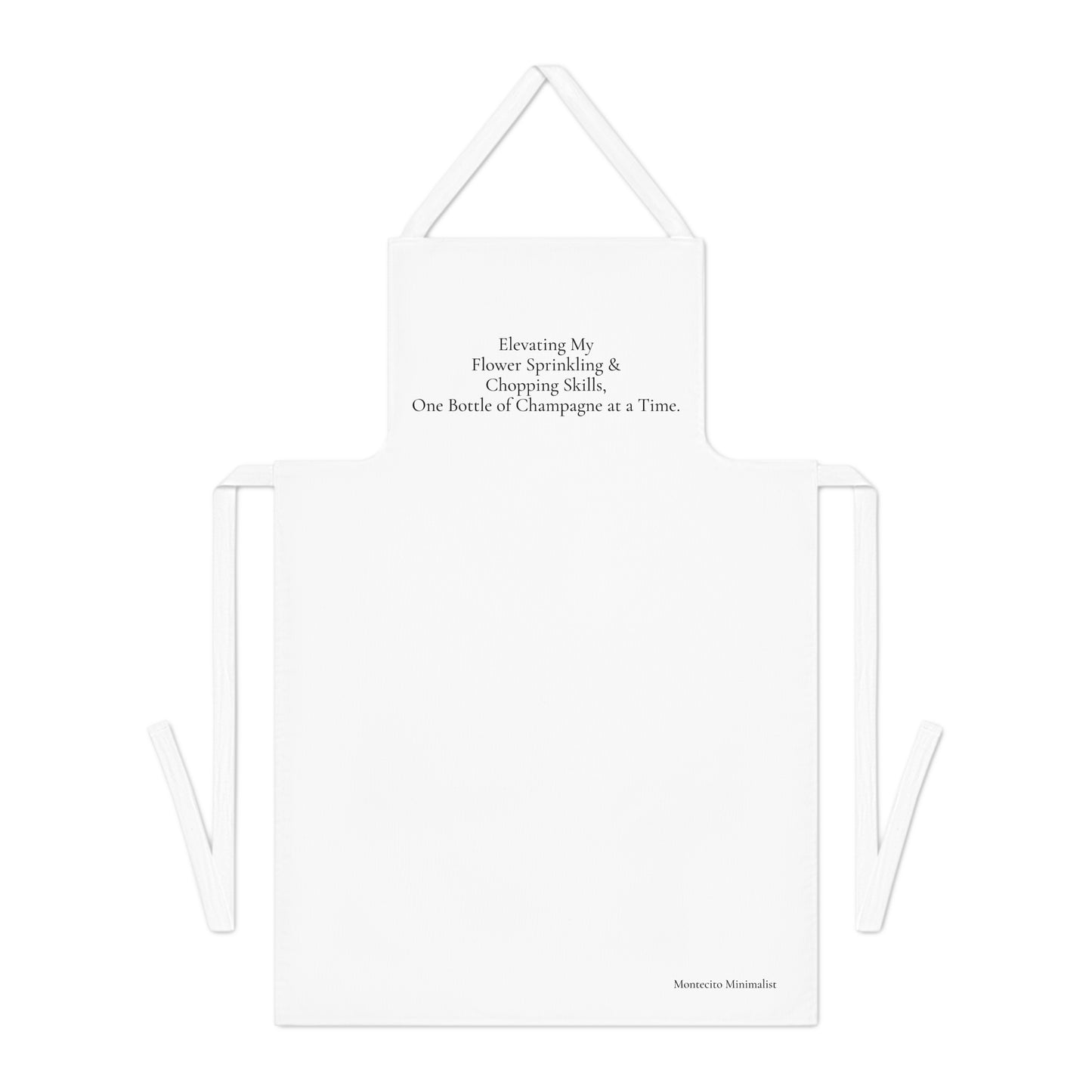 Elevating My Flower Sprinkling and Chopping Skills, One Bottle of Champagne at a Time.