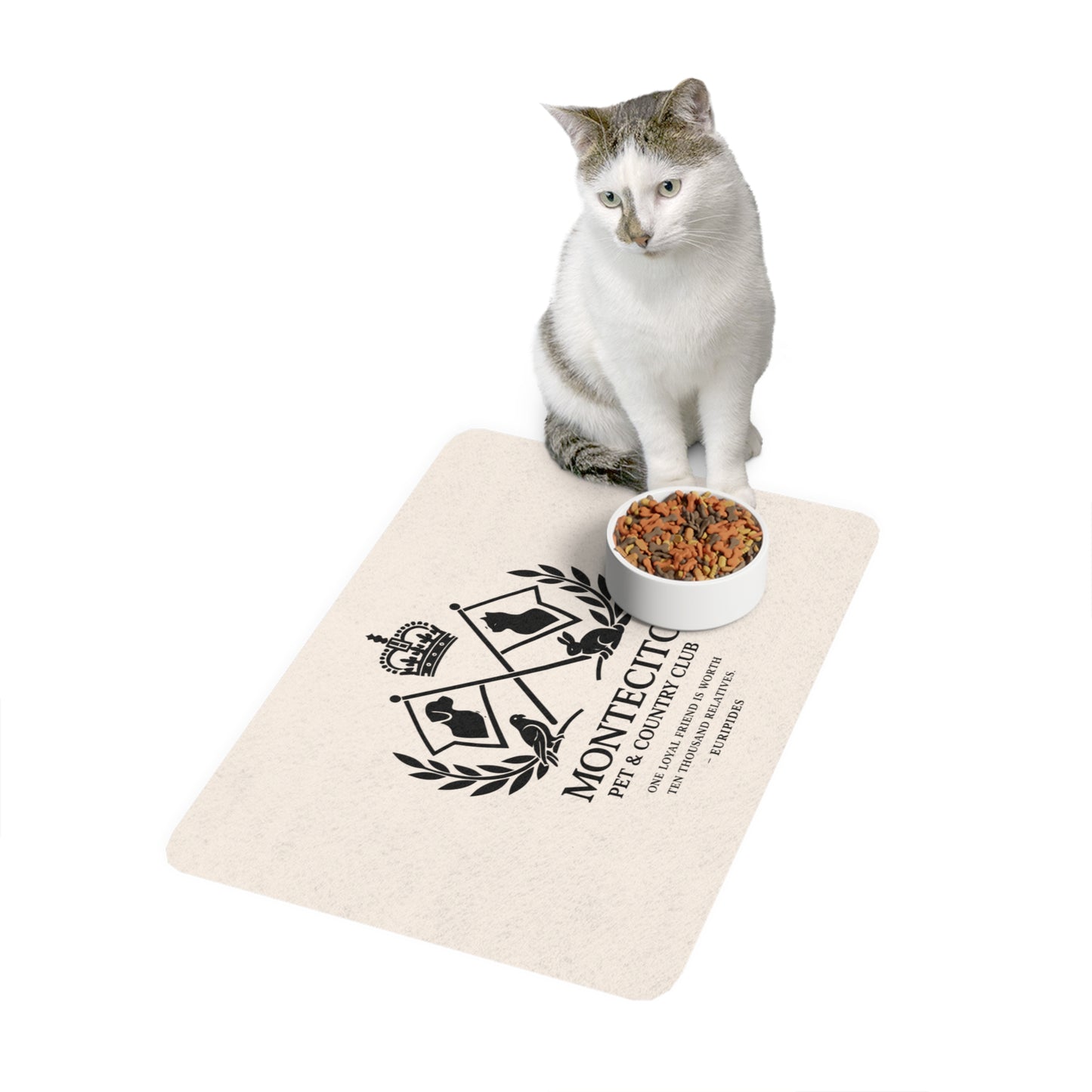 Montecito Pet & Country Club Pet Food Mat (12INx18IN)