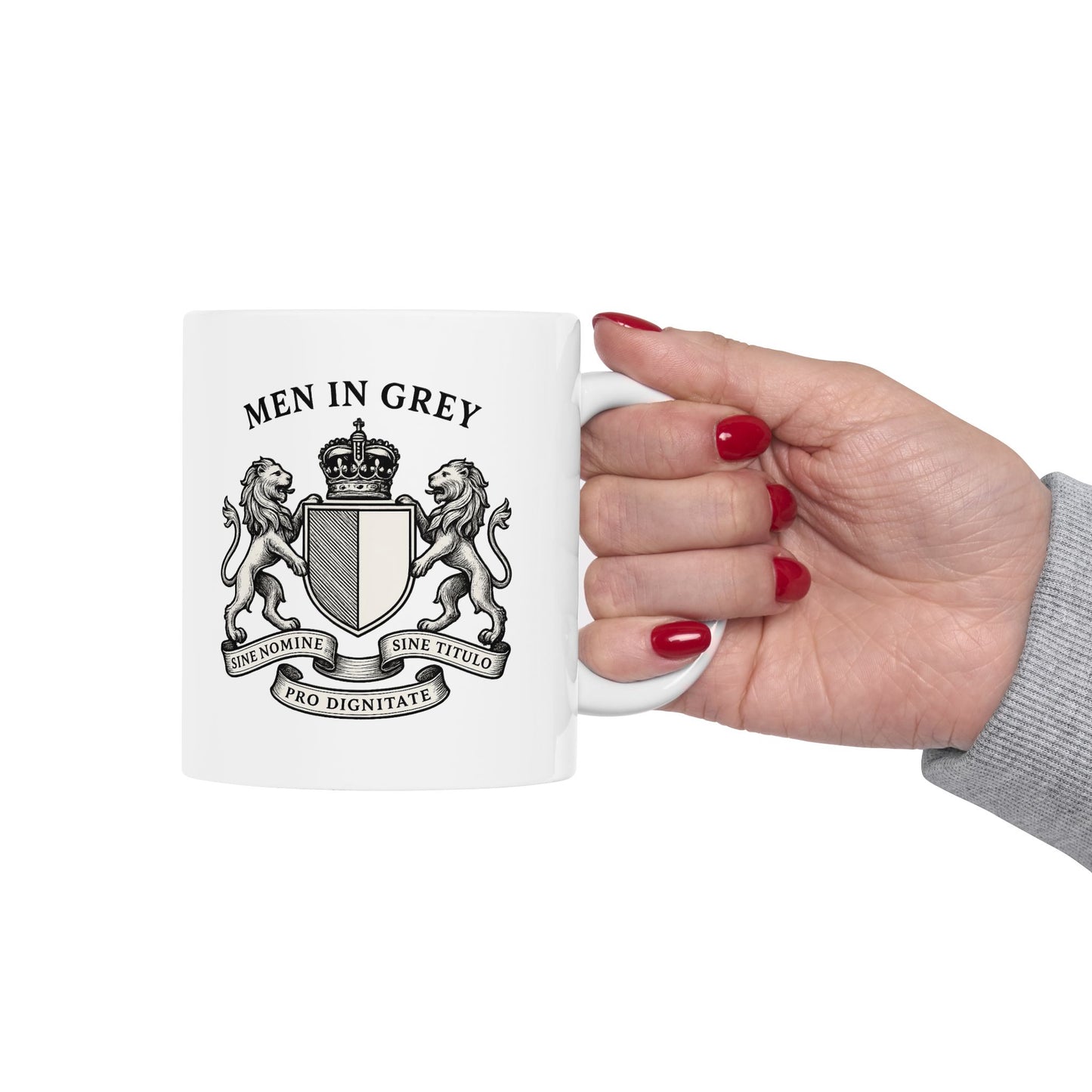 Men In Grey Coffee Mug