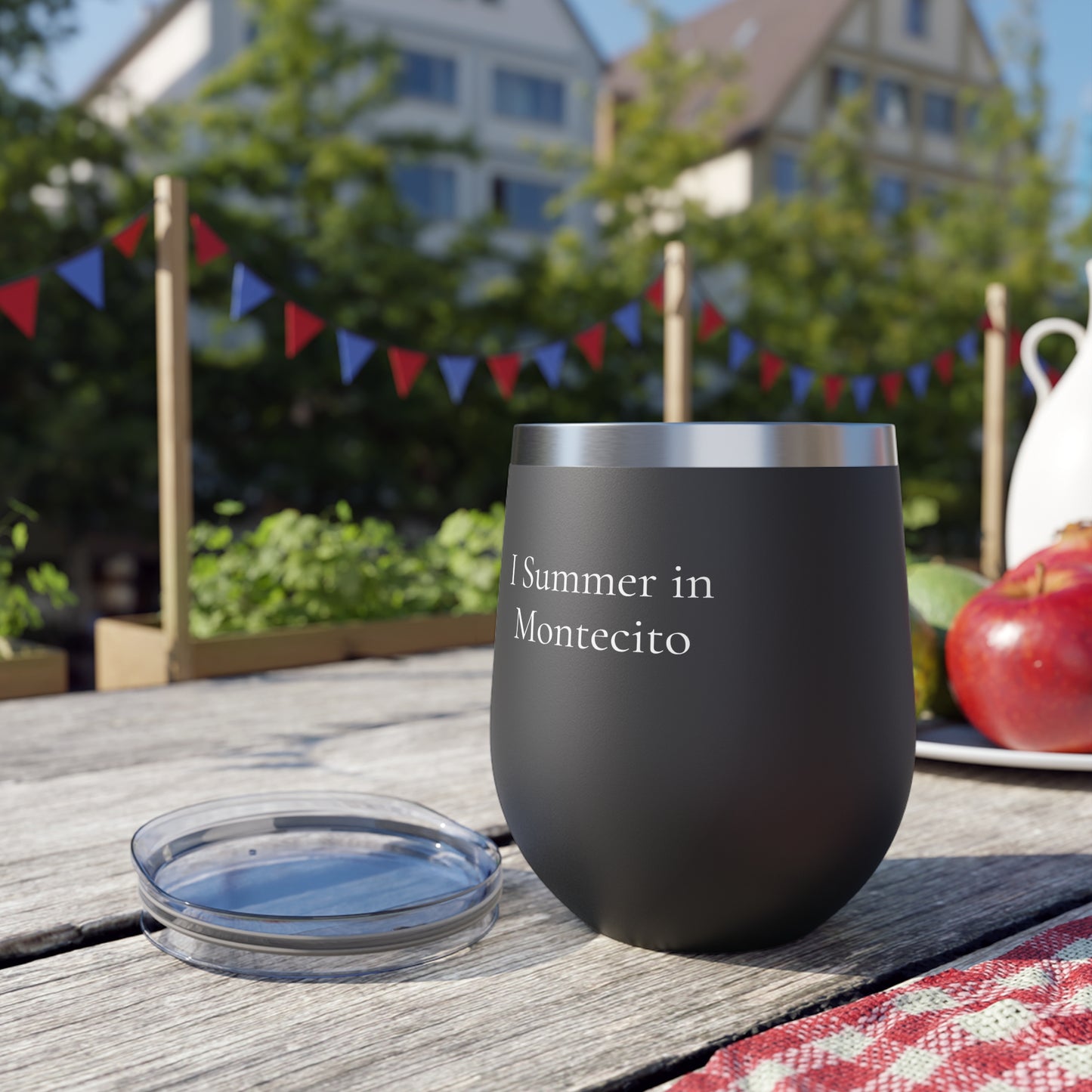 "I Summer in Montecito" Tumbler – For the Quietly Wealthy