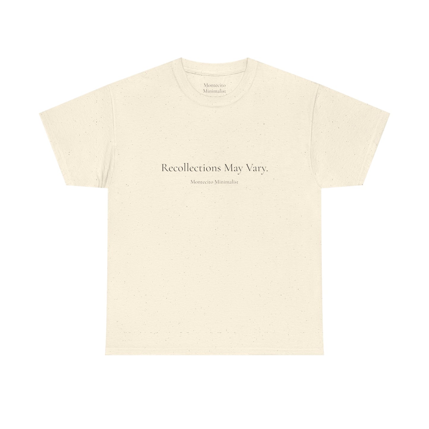 Recollections May Vary Unisex Cotton Tee (Printed & Shipped from Australia- US Option Available!)