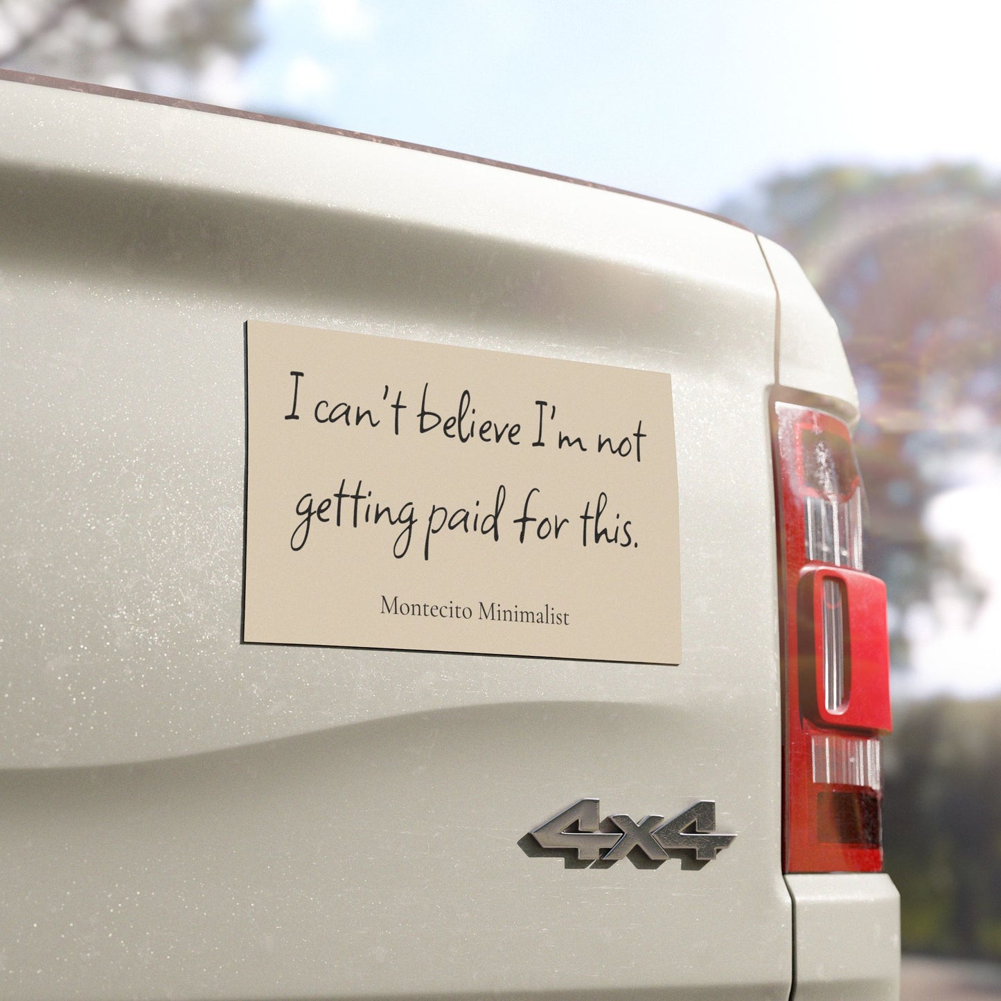 I can't believe I'm not getting paid for this. Magnet