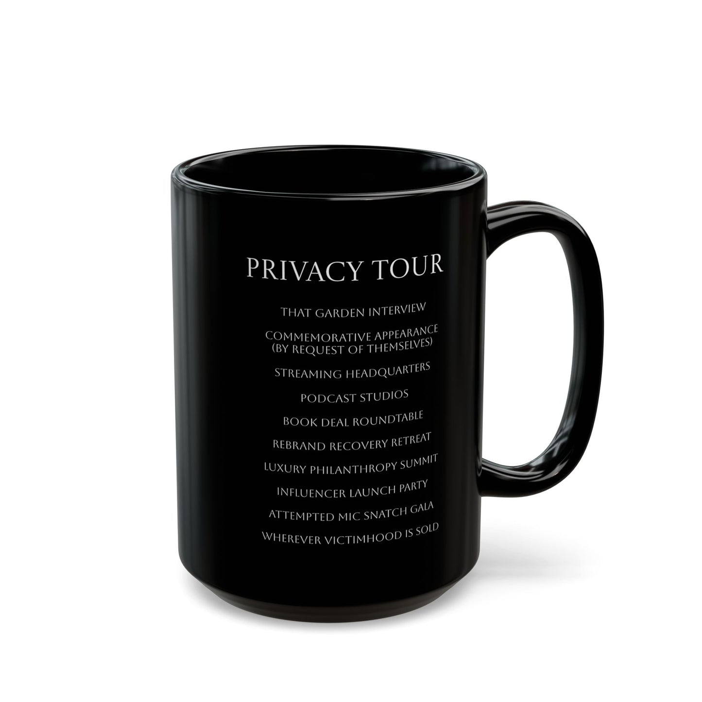 Privacy Tour Coffee Mug