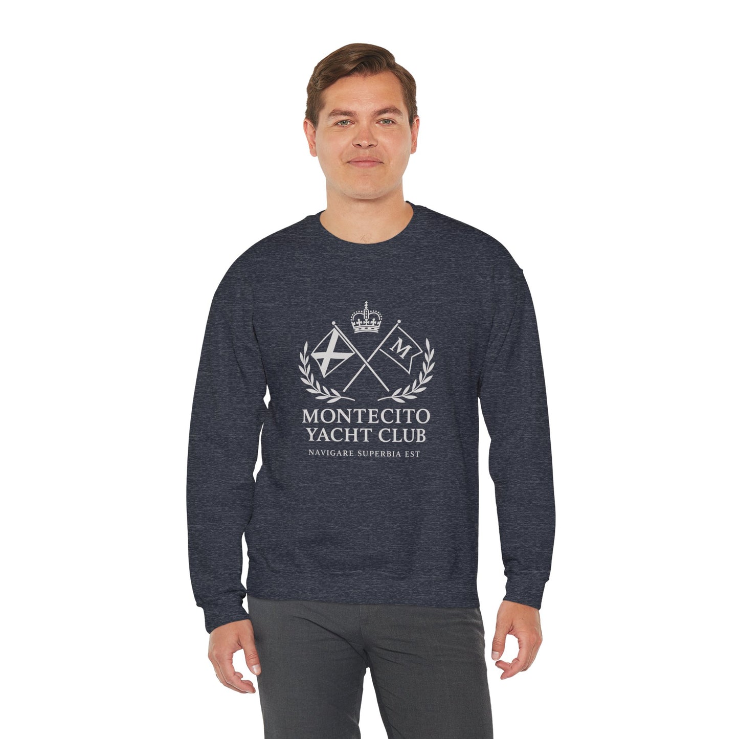 Montecito Yacht Club Sweatshirt | Cozy Unisex Crewneck