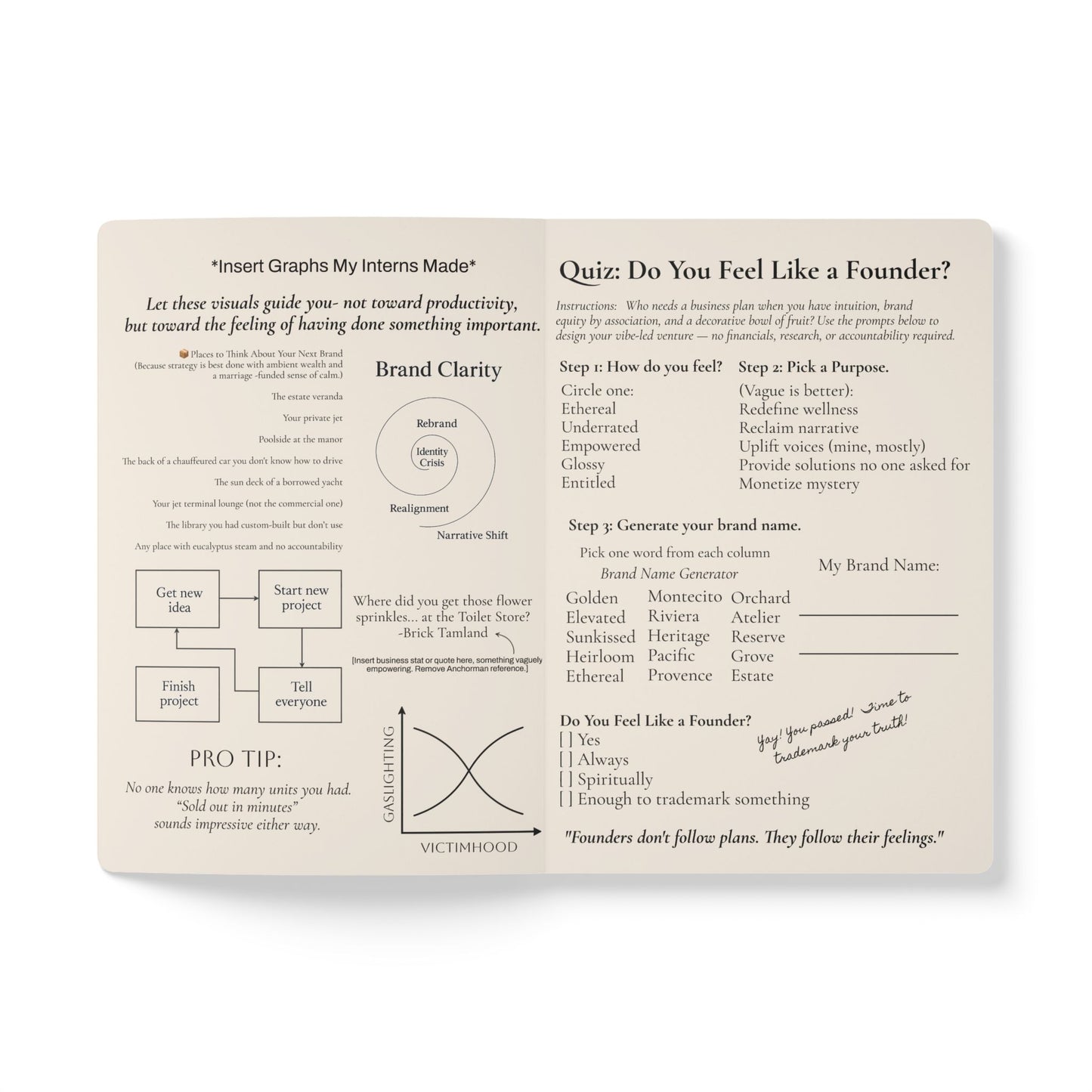 H.R.H. Her Rebranding Handbook The Business Workbook No One Asked For (But You Might Need)