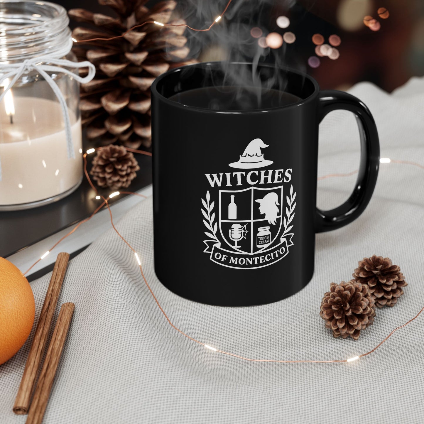 Witches of Montecito Black Mug