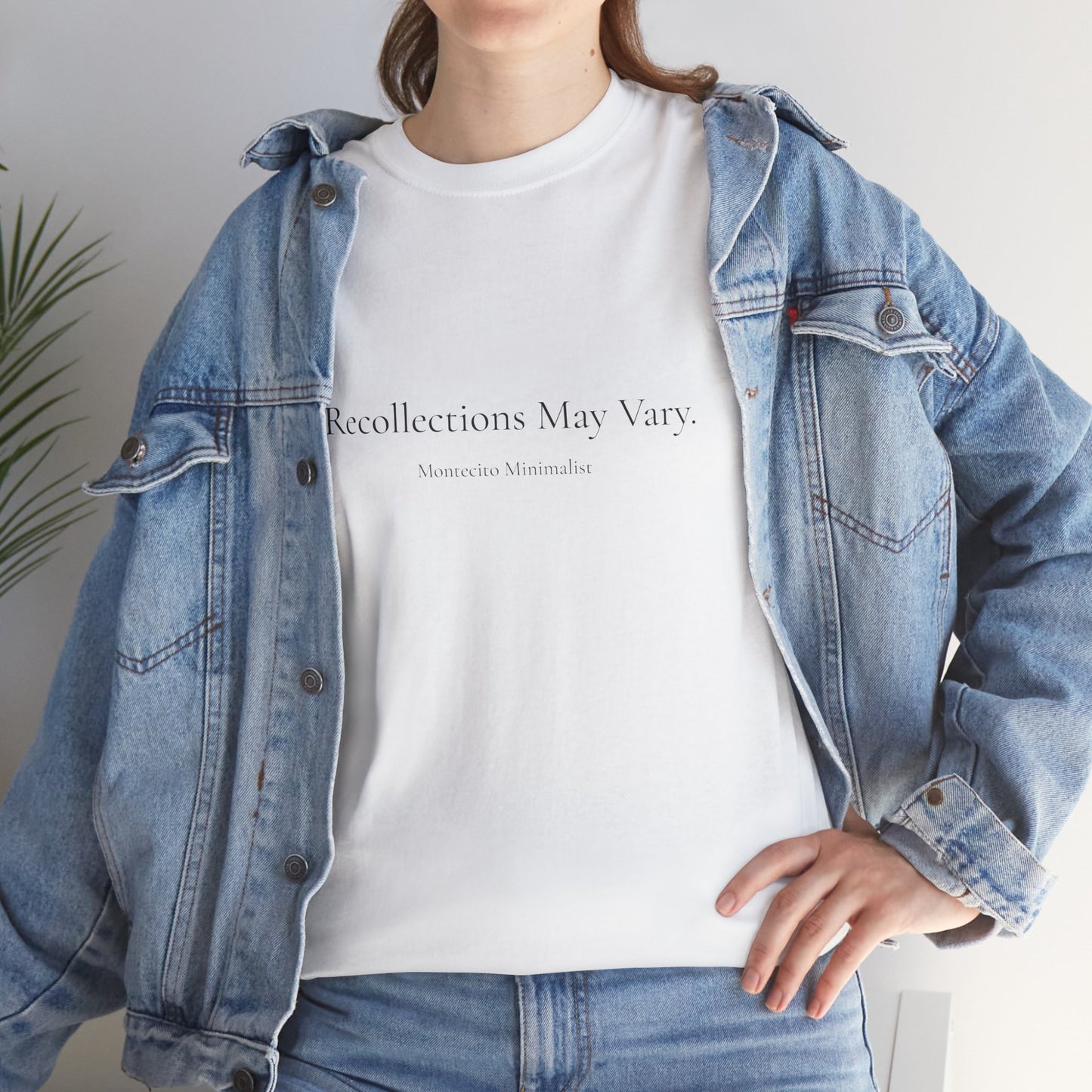 Recollections May Vary Unisex Heavyweight Cotton Tee