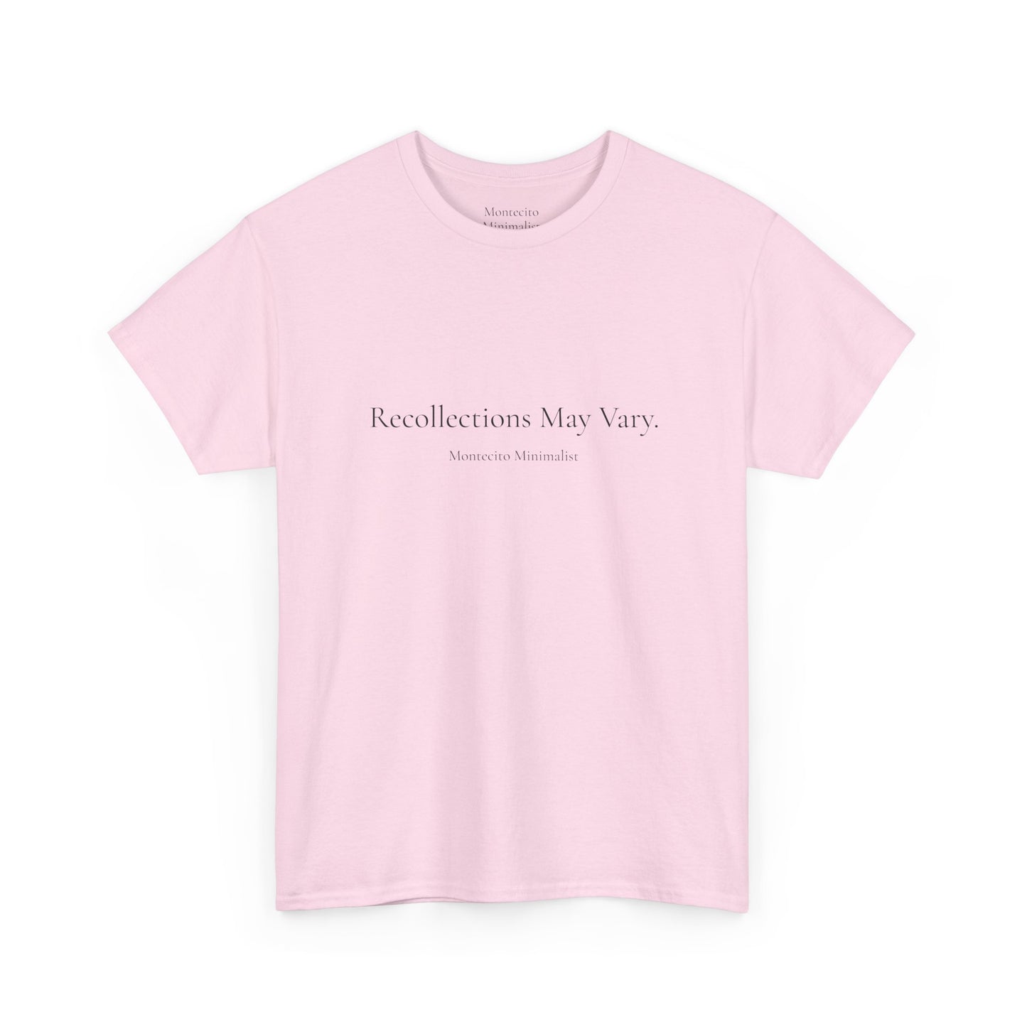 Recollections May Vary Unisex Cotton Tee (Printed & Shipped from Australia- US Option Available!)