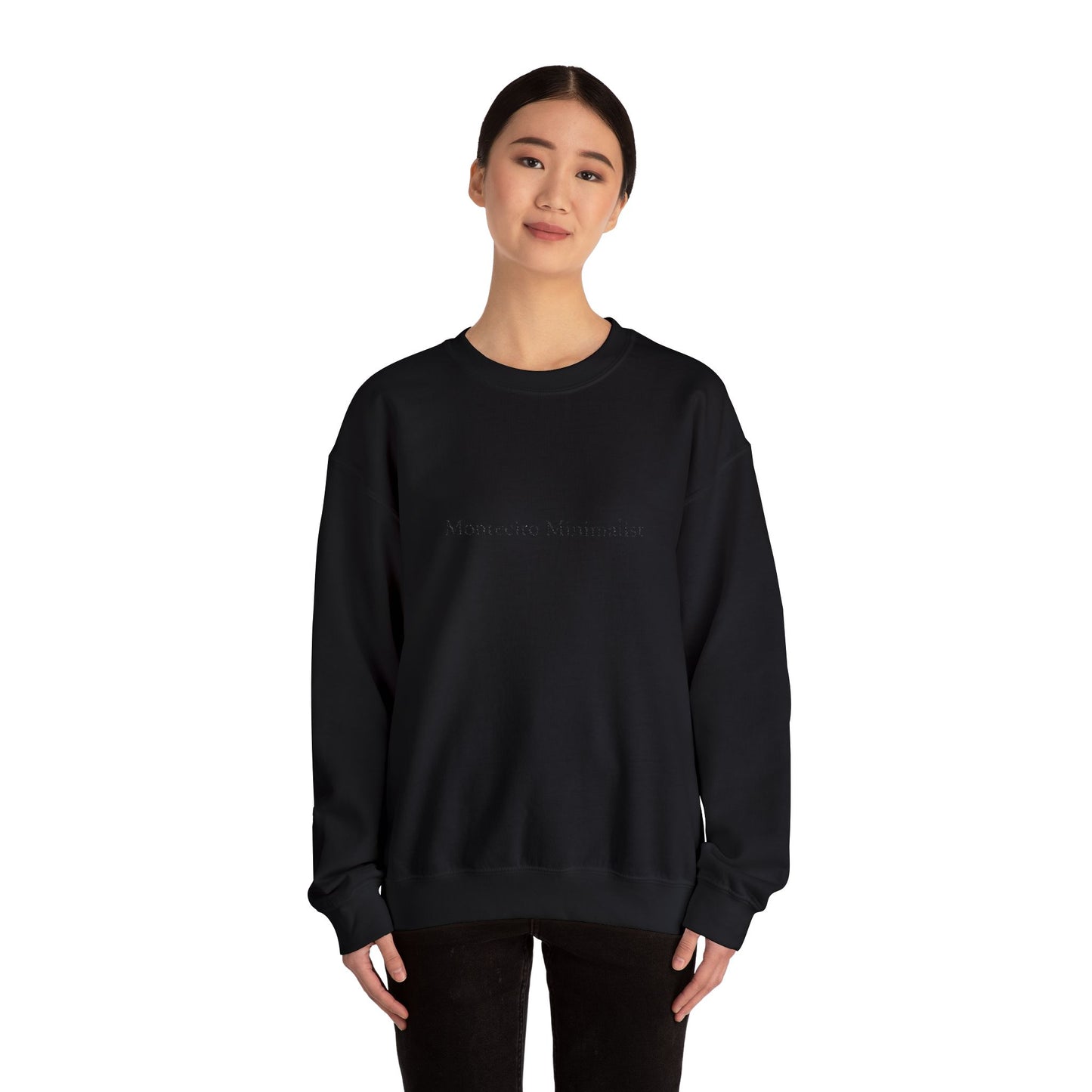 Embroidered Montecito Minimalist Crewneck Sweatshirt