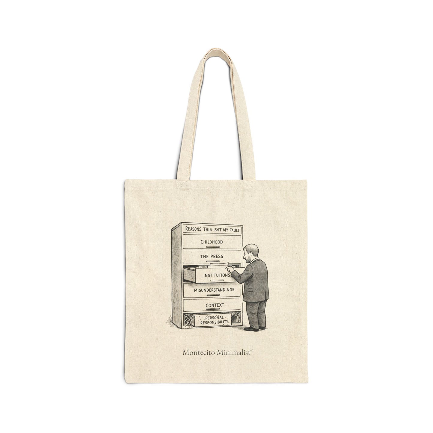 Reasons This Isn't My Fault Cartoon Tote