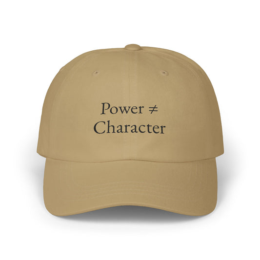 Embroidered Power ≠ Character Hat