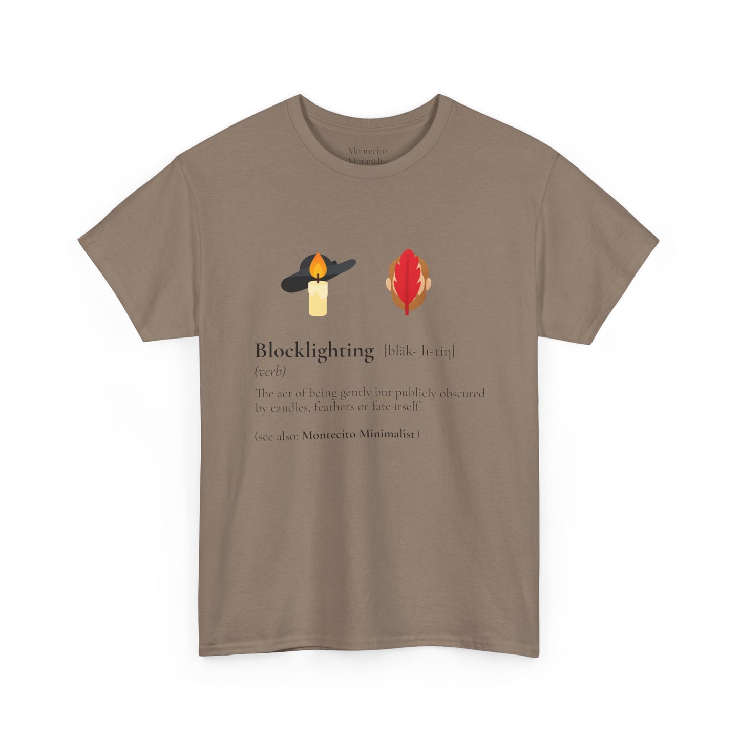 Blocklighting Unisex Heavyweight Cotton Tee