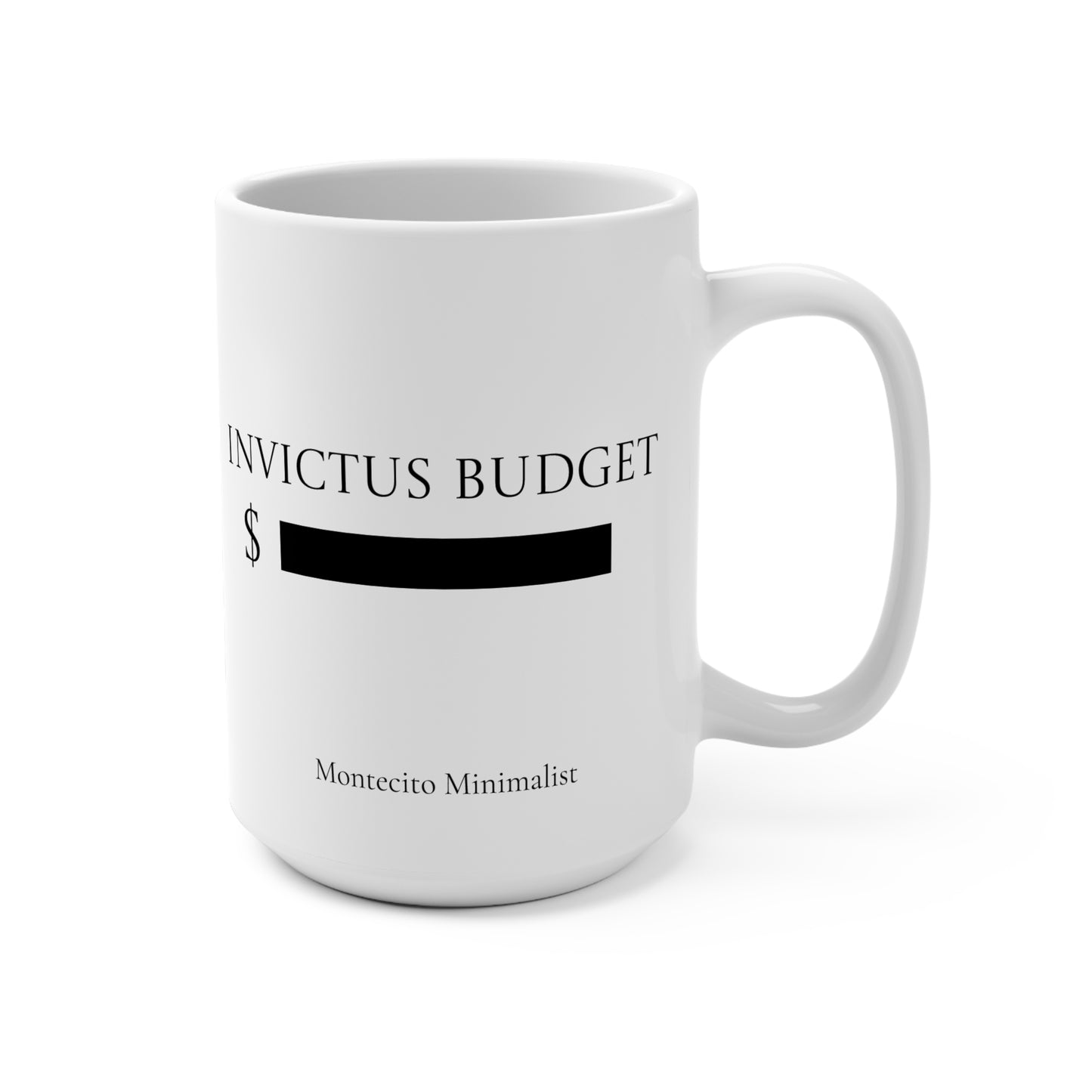 Invictus Budget [REDACTED] 15oz Ceramic Mug