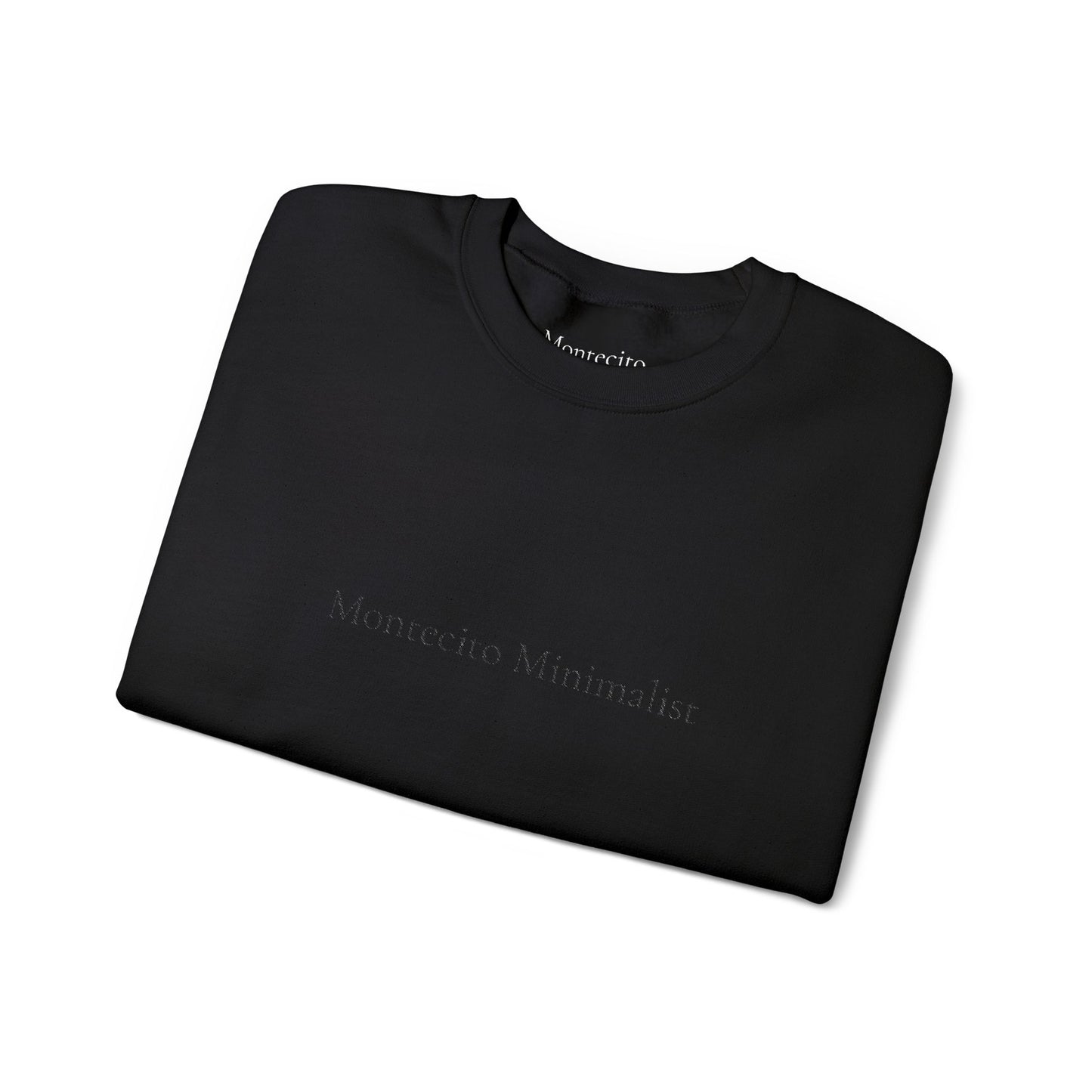 Embroidered Montecito Minimalist Crewneck Sweatshirt