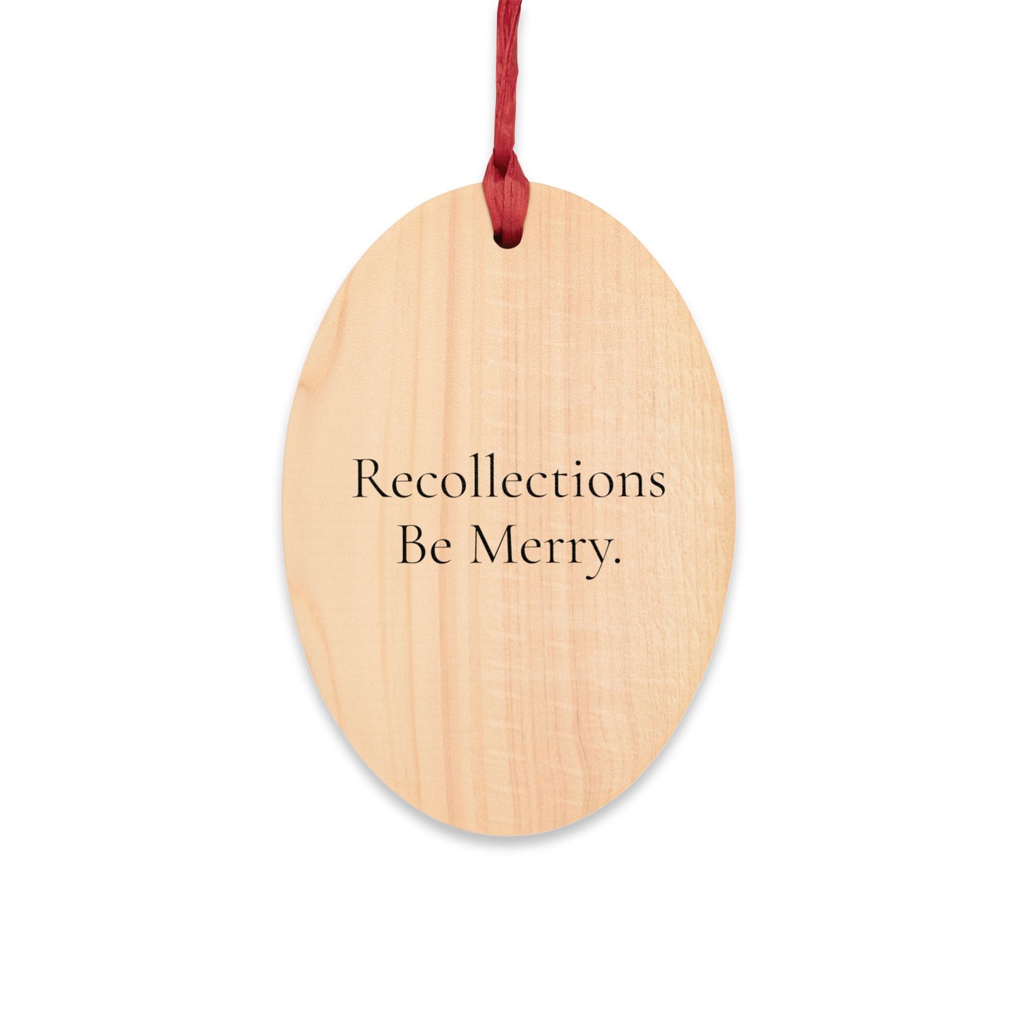 Recollections Be Merry Wooden Ornament and Magnet.
