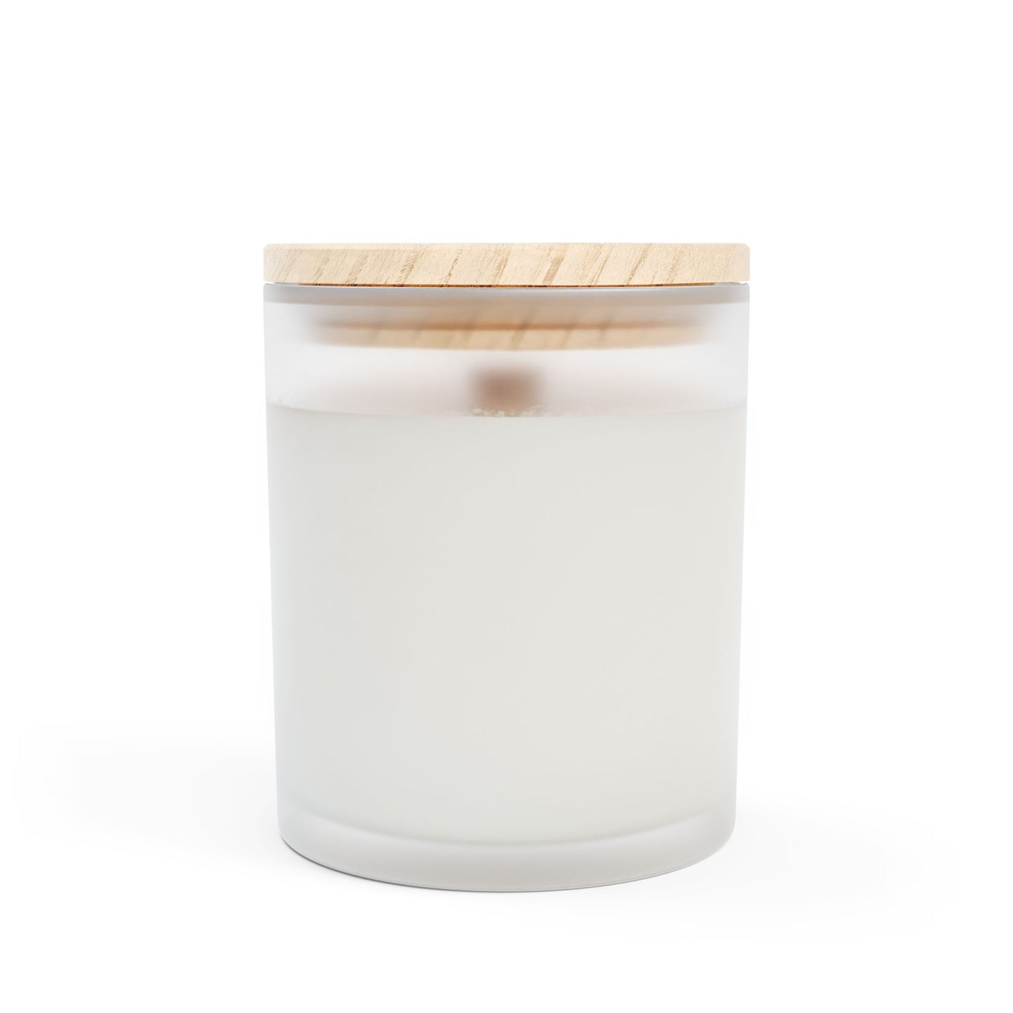 Let Them Eat Flower Sprinkles-  11oz Frosted Glass with Wood Lid
