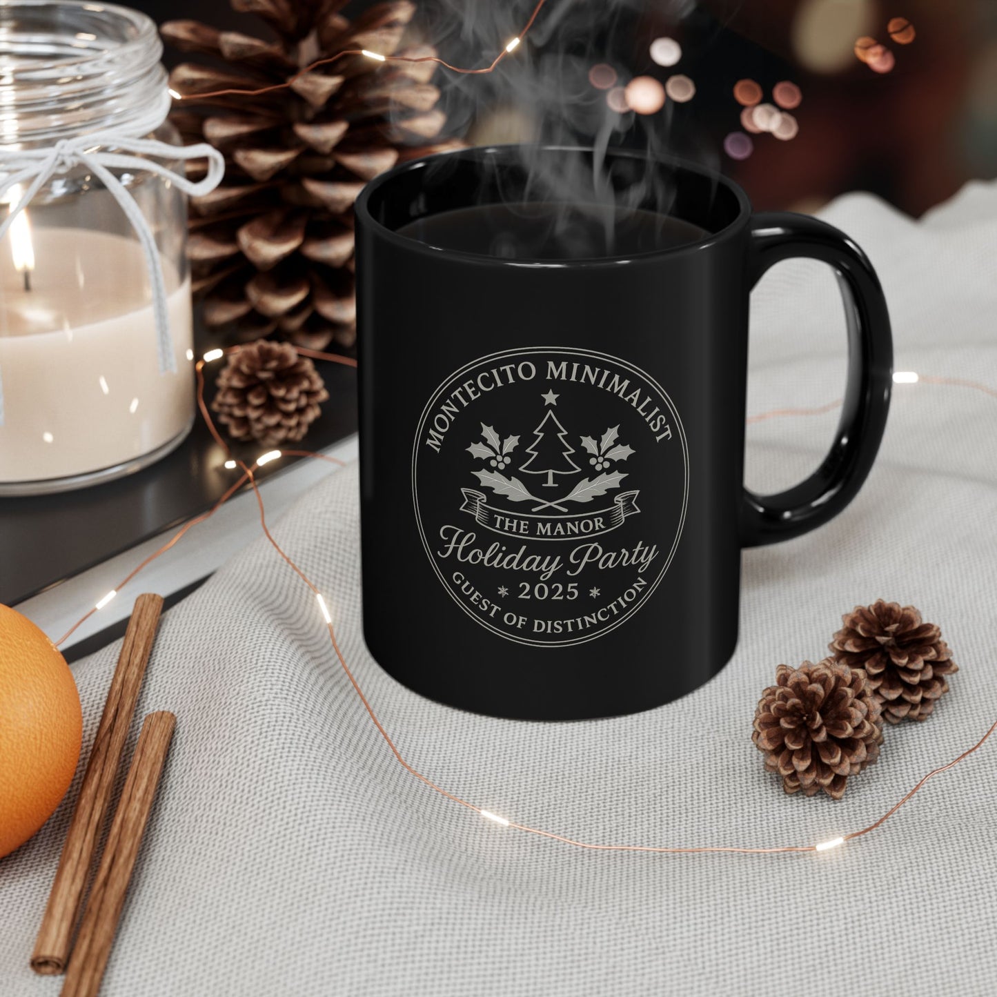 Montecito Minimalist Holiday Party 2025 Coffee Mug