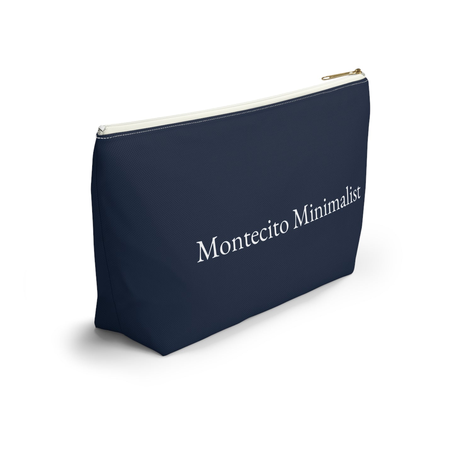 Montecito Yacht Club Navy Accessory Pouch – Nautical Makeup & Travel Organizer