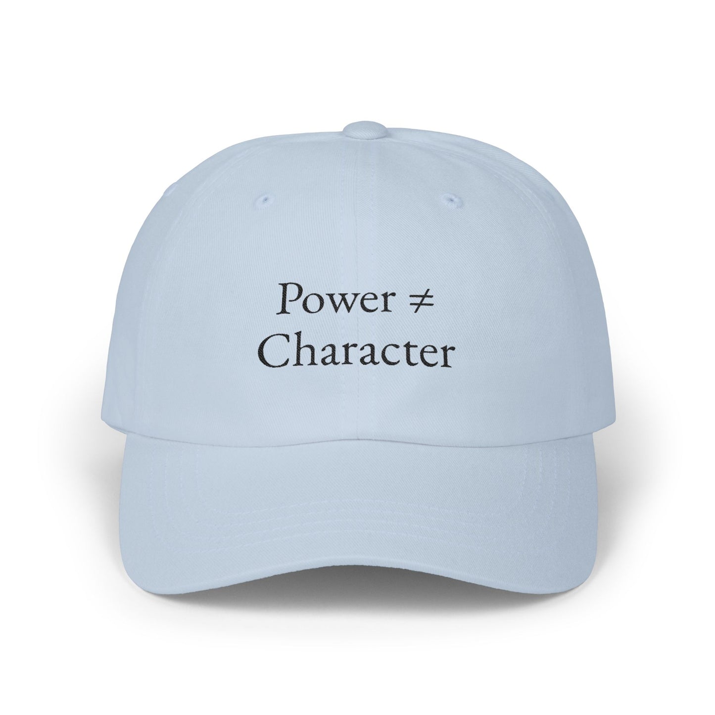 Embroidered Power ≠ Character Hat