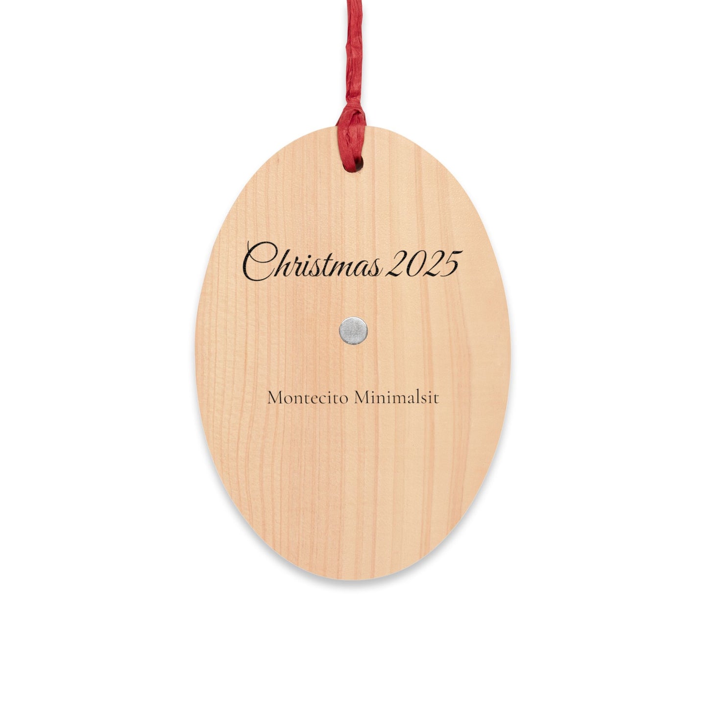 Recollections Be Merry Wooden Ornament and Magnet.