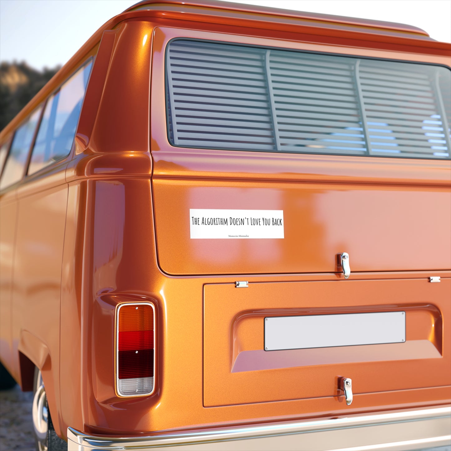 The Algorithm Doesn't Love You Back Bumper Sticker