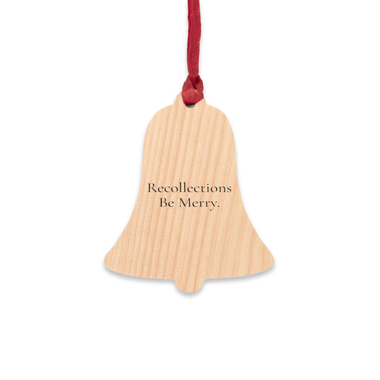 Recollections Be Merry Wooden Ornament and Magnet.