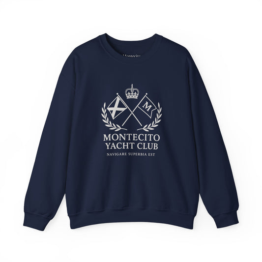 Montecito Yacht Club Sweatshirt | Cozy Unisex Crewneck