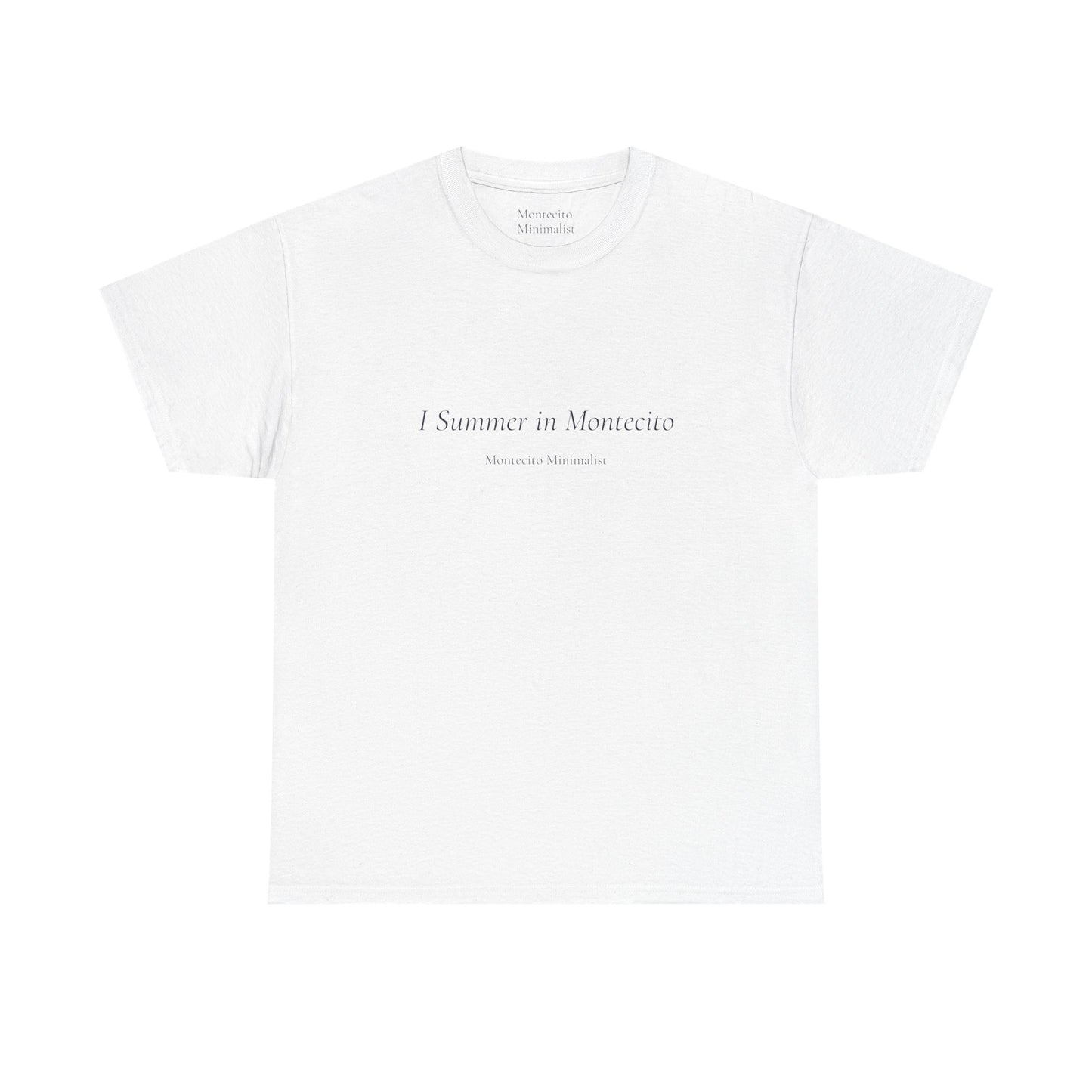 I Summer in Montecito Unisex Heavyweight Cotton Tee