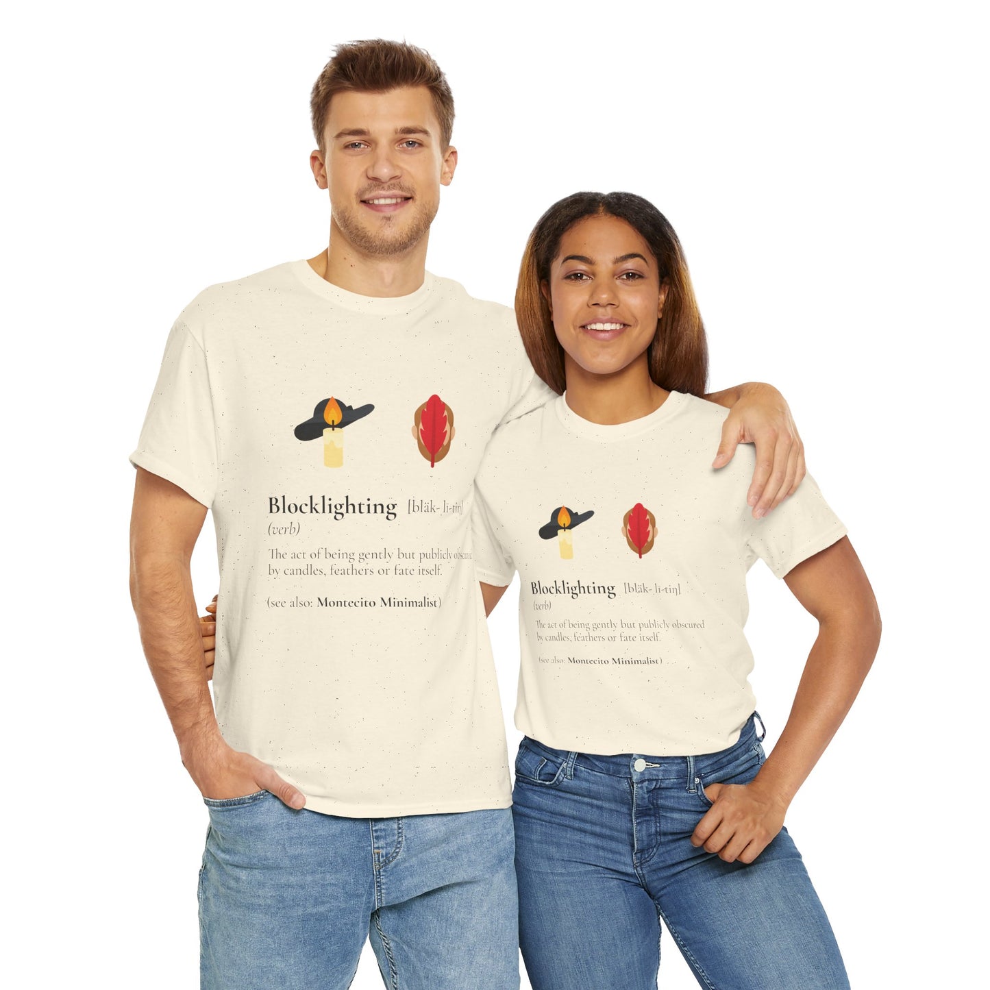 Blocklighting Unisex Heavyweight Cotton Tee