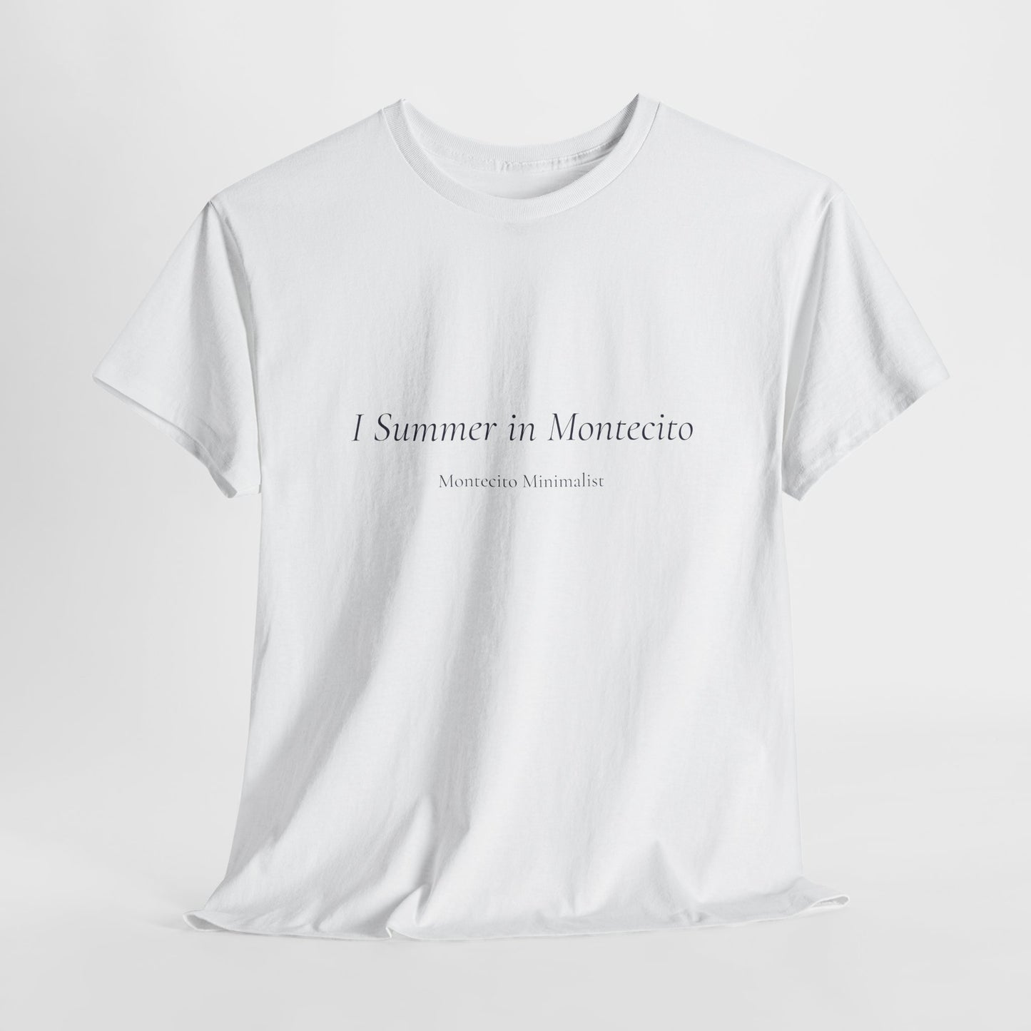 I Summer in Montecito Unisex Heavyweight Cotton Tee