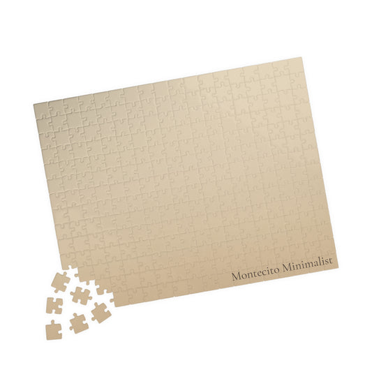 Montecito Minimalist Beige Jigsaw Puzzle