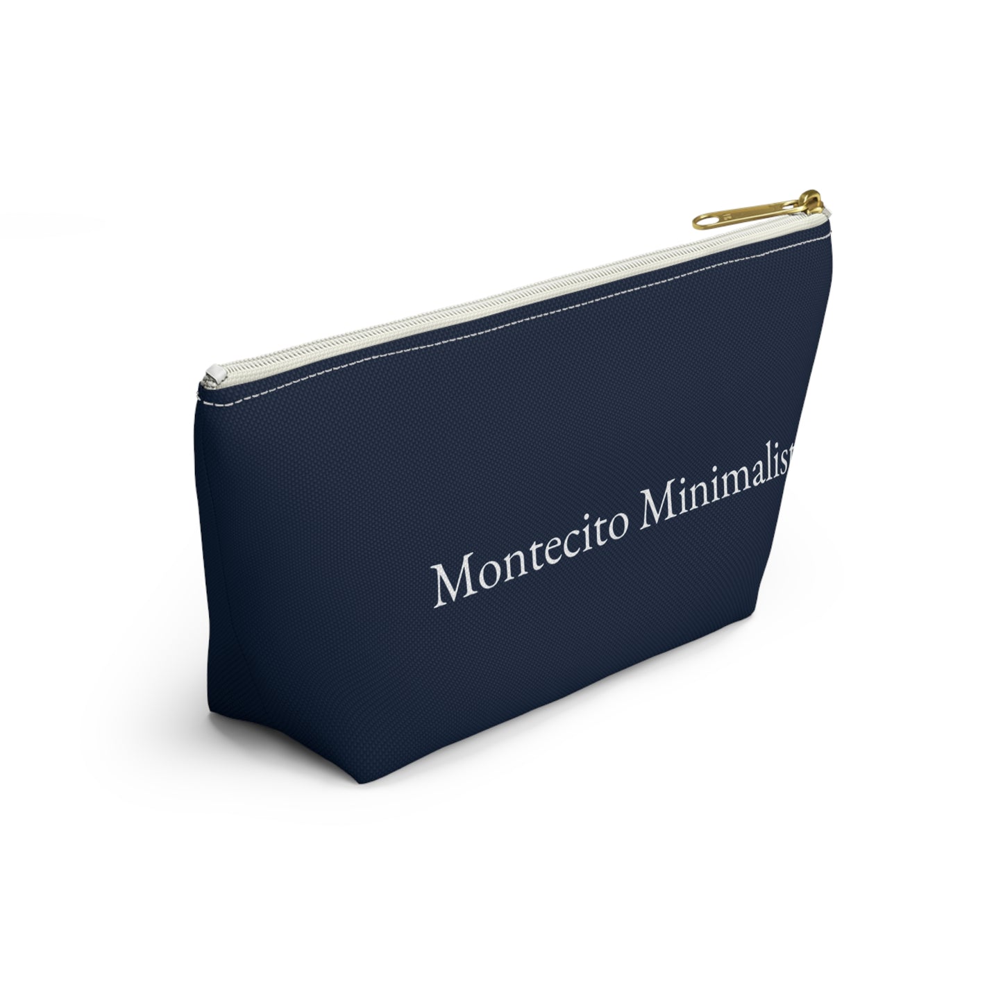 Montecito Yacht Club Navy Accessory Pouch – Nautical Makeup & Travel Organizer