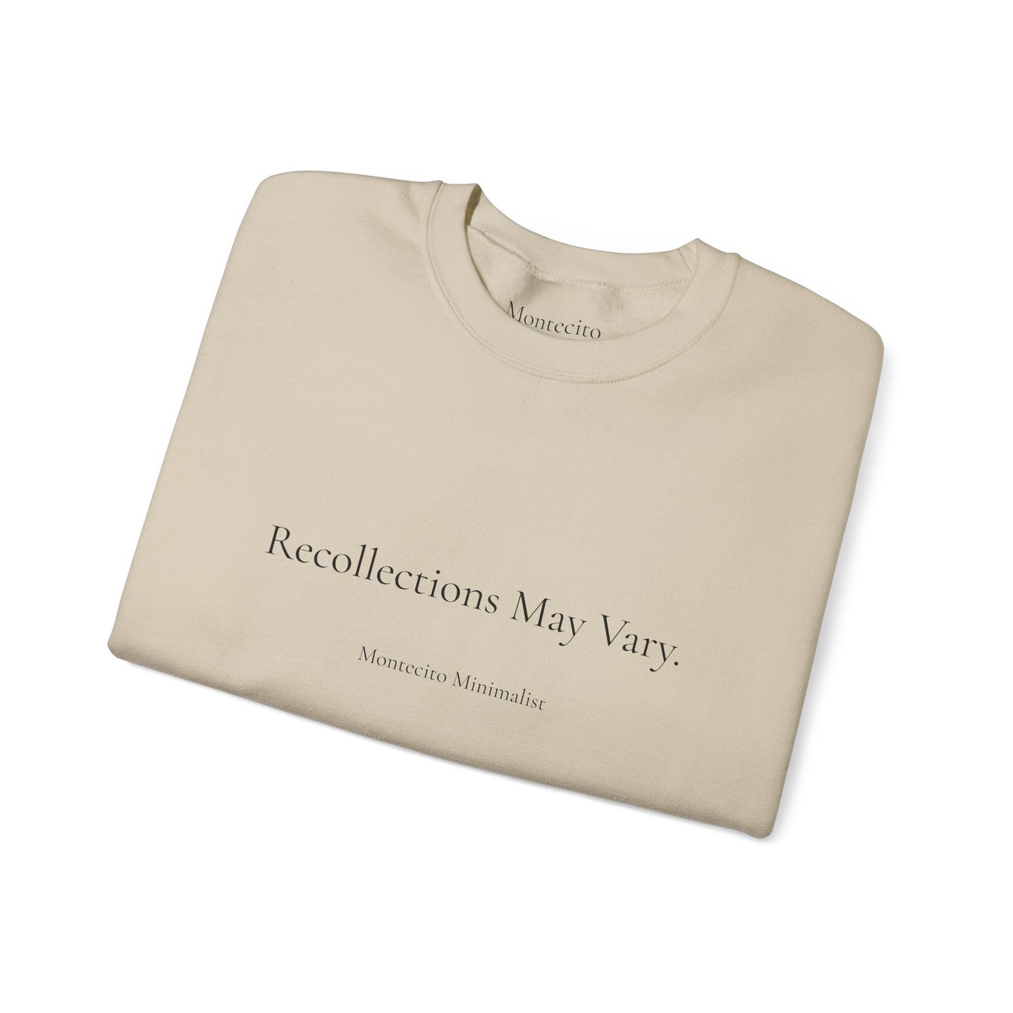 Recollections May Vary Crewneck Sweatshirt - (Printed & Shipped from Australia)