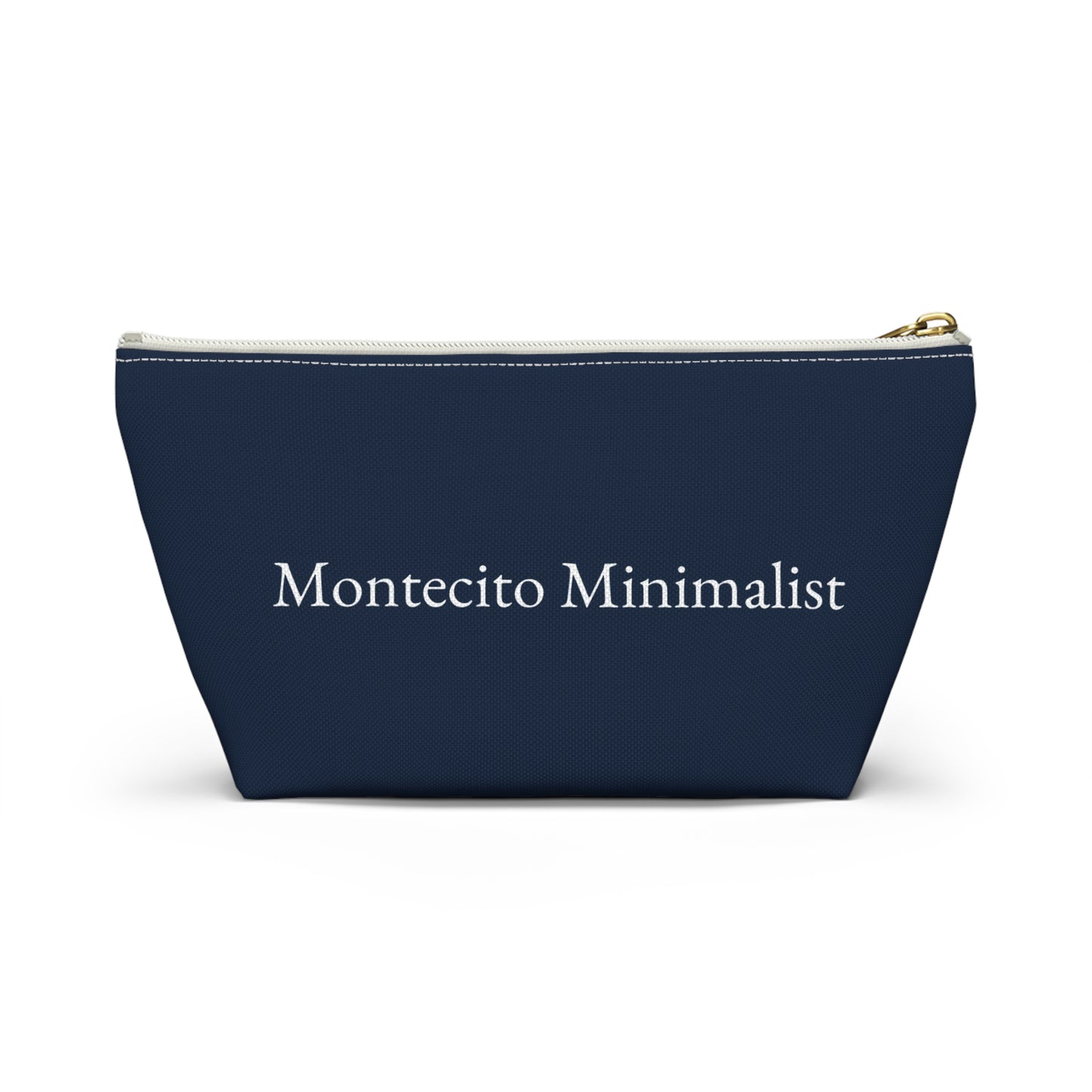 Montecito Yacht Club Navy Accessory Pouch – Nautical Makeup & Travel Organizer