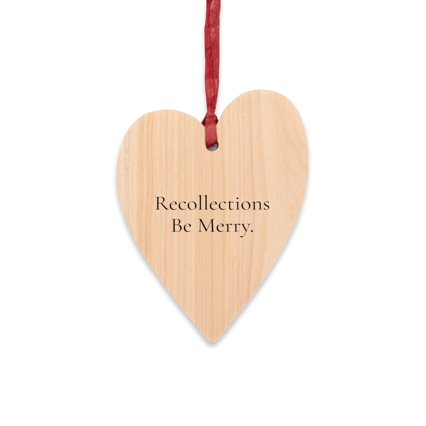 Recollections Be Merry Wooden Ornament and Magnet.