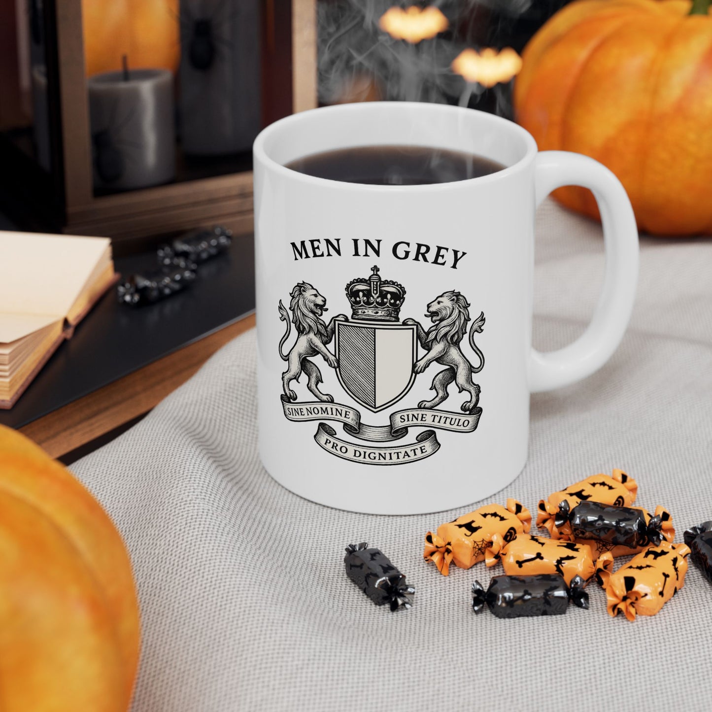 Men In Grey Coffee Mug