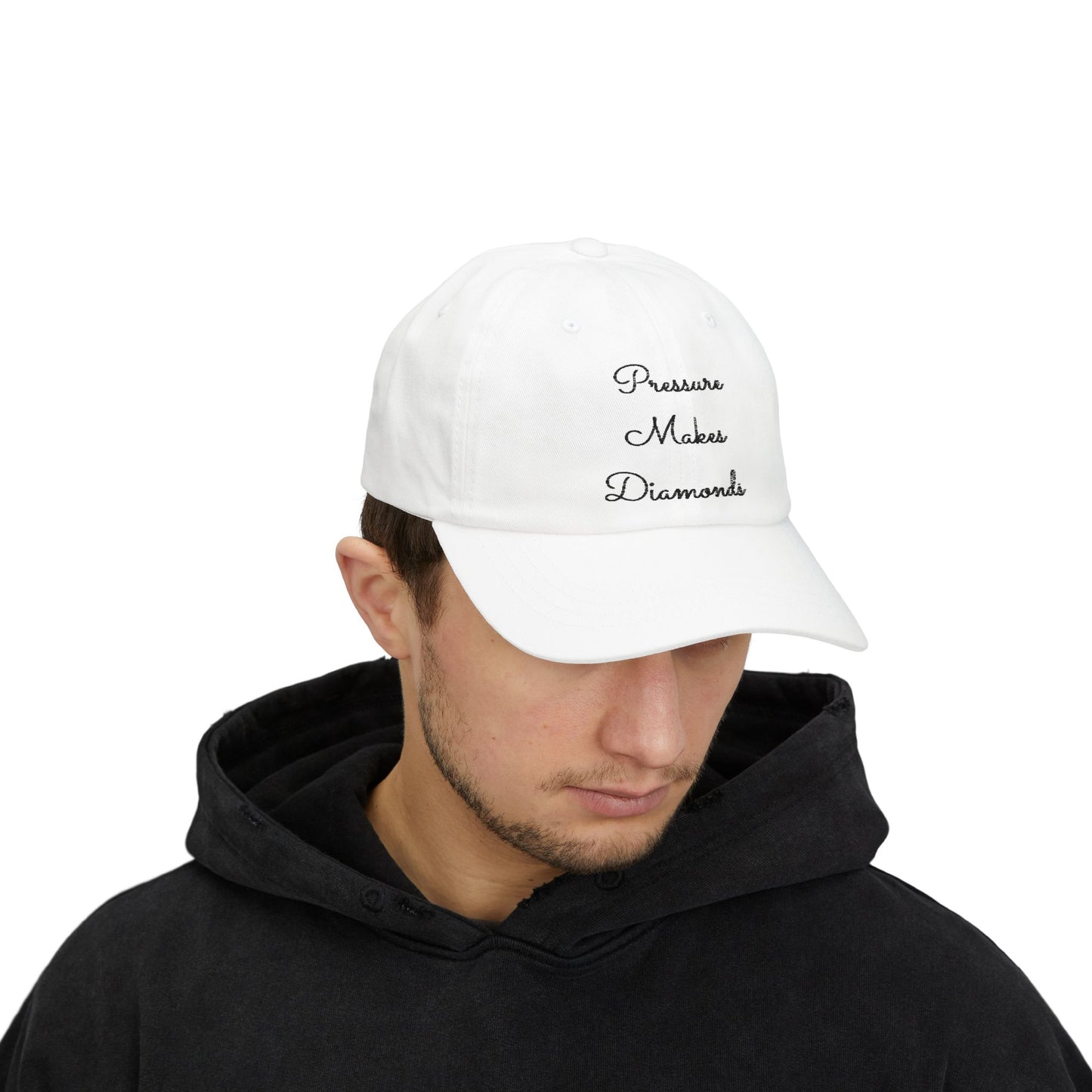 Embroidered Pressure Makes Diamonds Hat