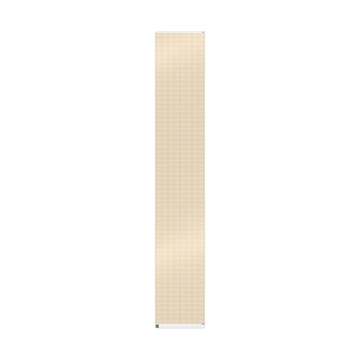 Montecito Minimalist Beige Plaid Wrapping Paper